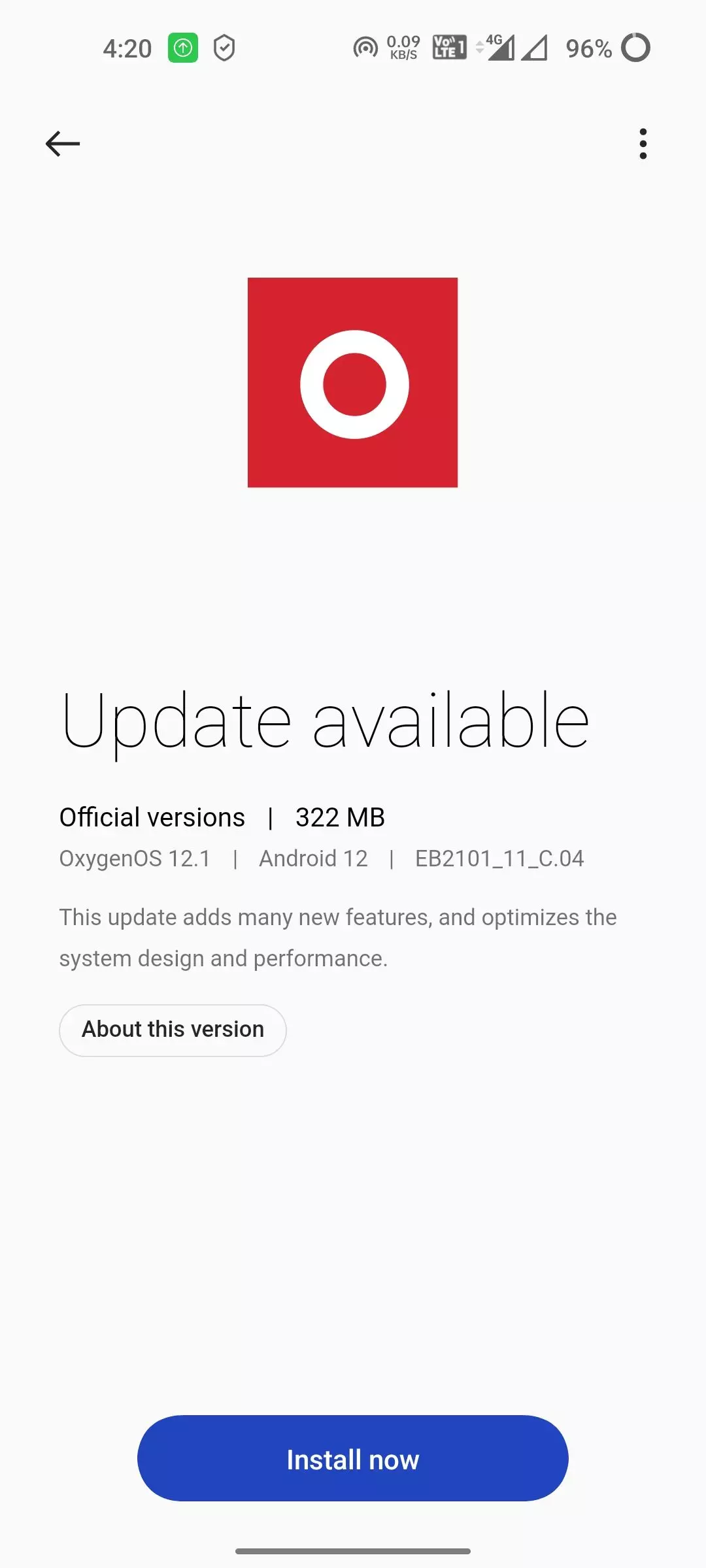 Stable Oxygen OS 12.1 for OB 1 users