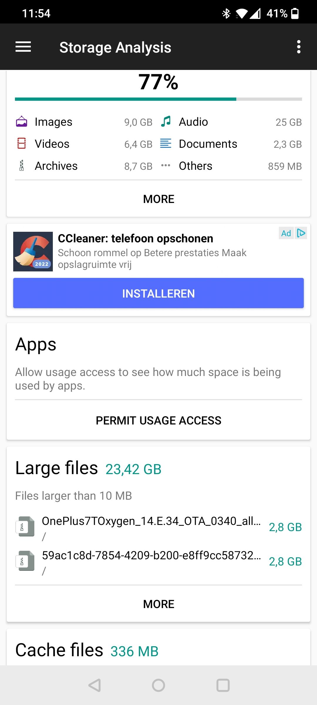 Unlost Storage Storage Dump issue.