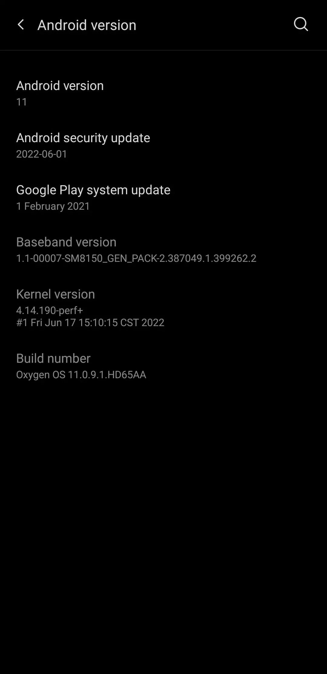 Android 12 update
