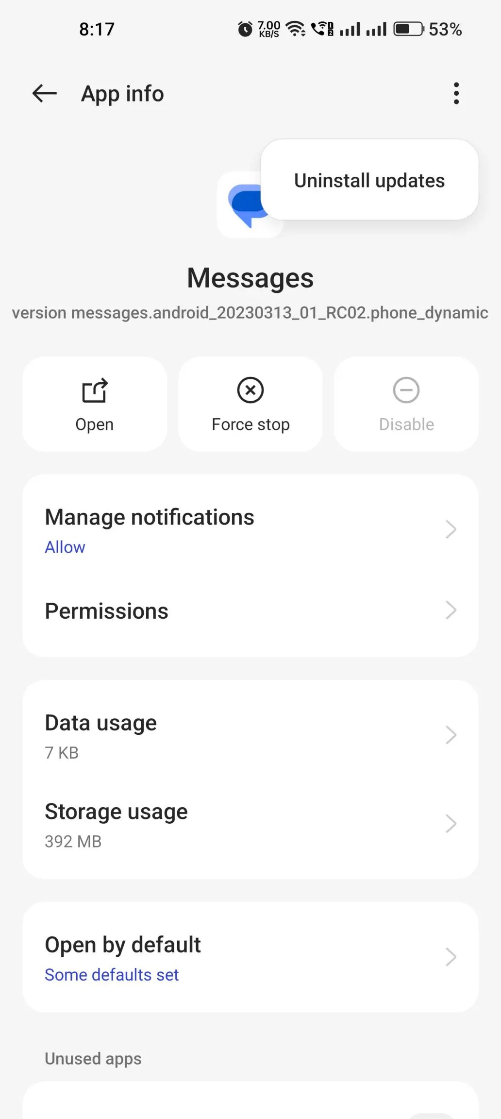 Message Appears Am getting Like this when new message appears it is blinking