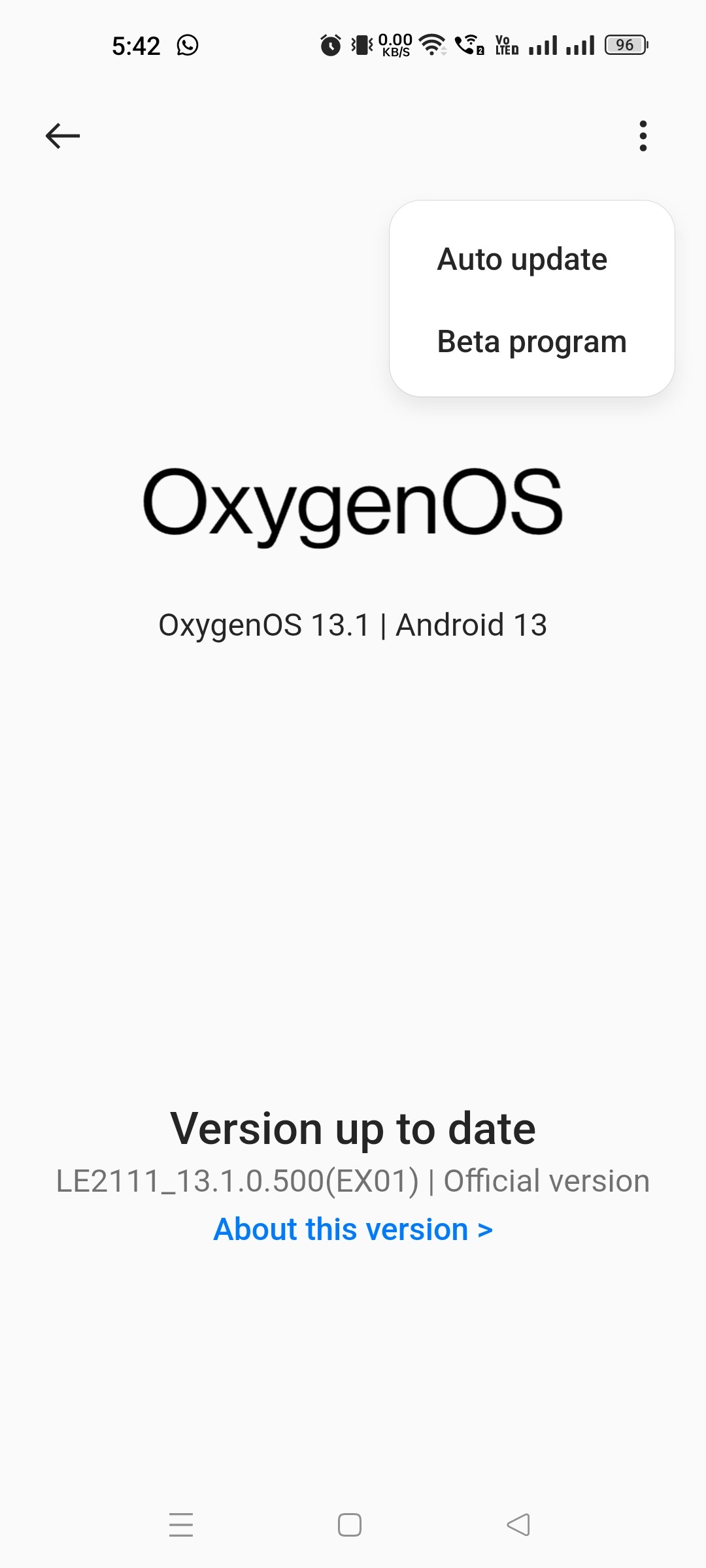 Unable to update my phone