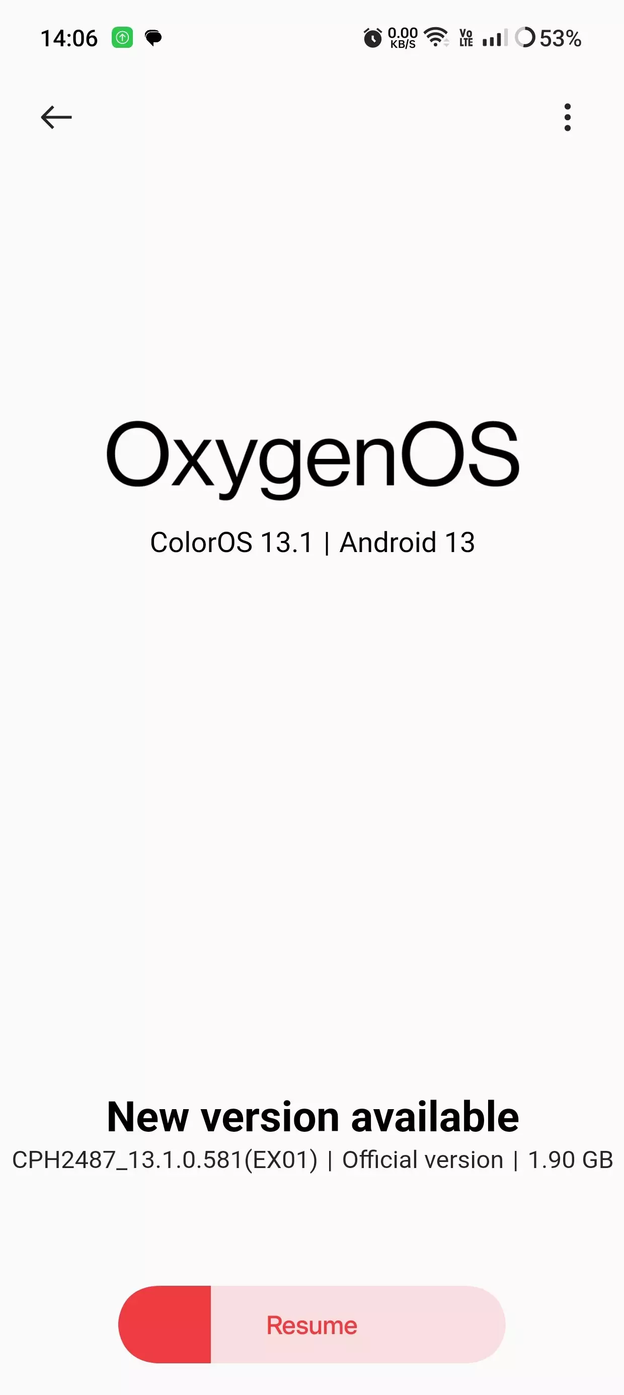 Color Os update on OnePlus.