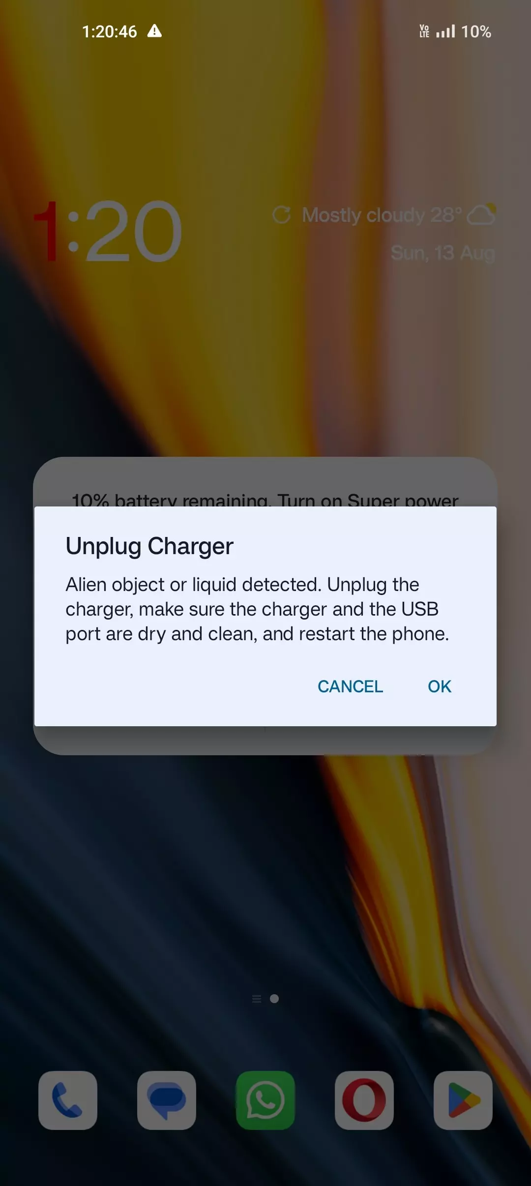 Charging Error In My OnePlus 11 MobileThis Is The First Time
