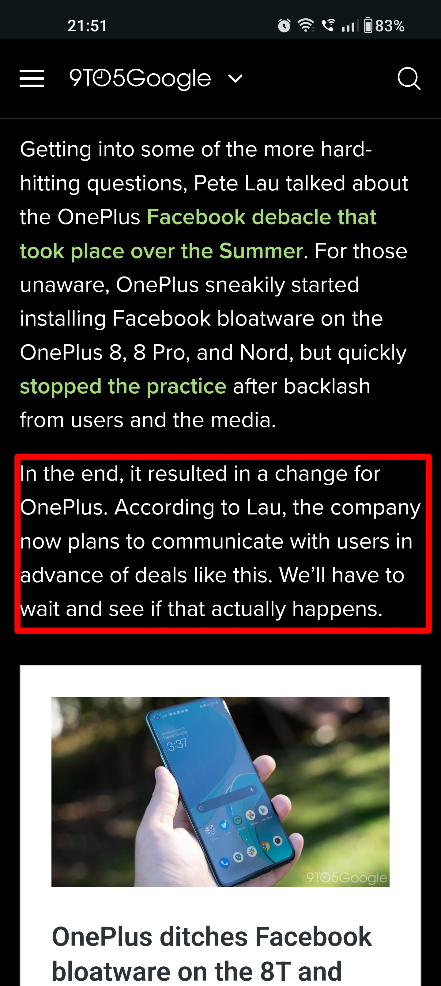 [Poll] What do you think about Facebook being preloaded on the OnePlus ...