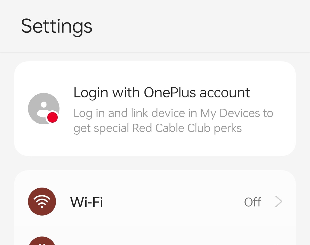 [Solved] OnePlus Account is not Appearing under settings menu