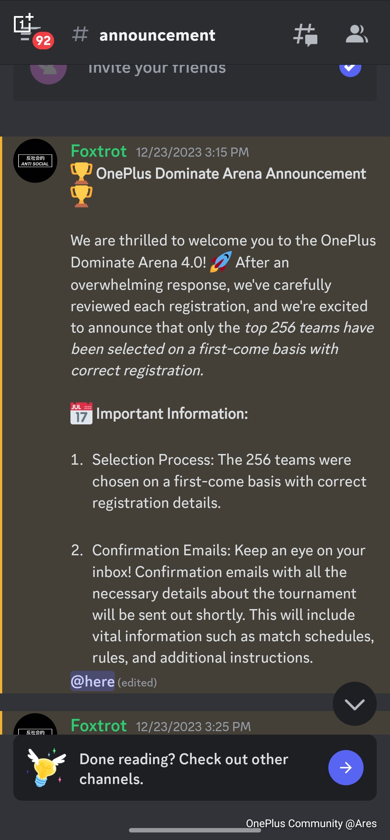 [January Registrations Live] Introducing OnePlus Dominate Arena ...