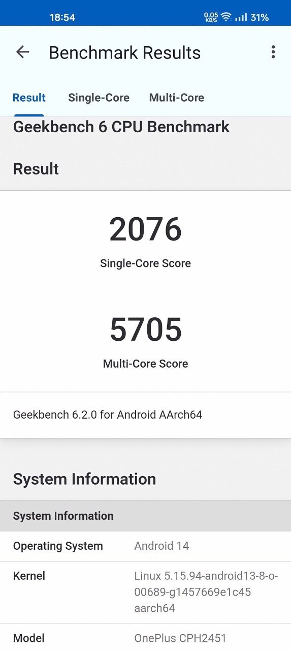 Benchmark Performance issue