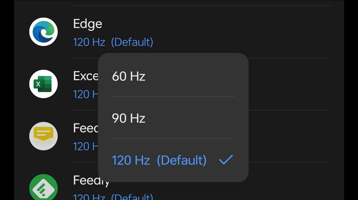 Chrome (edge) refresh rate bug