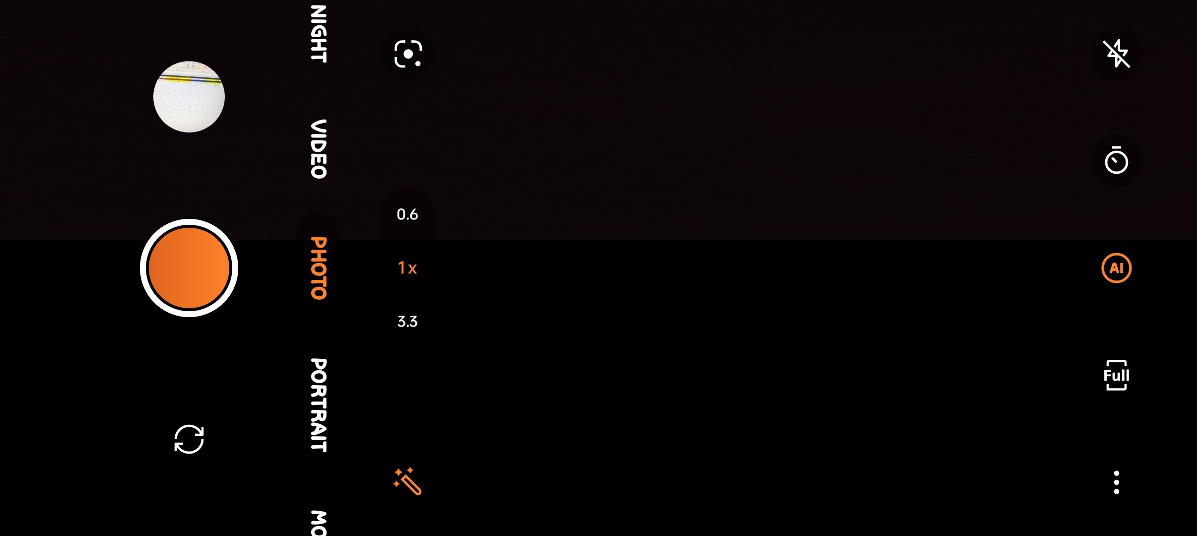 After android 14 update. The camera is working in half scree