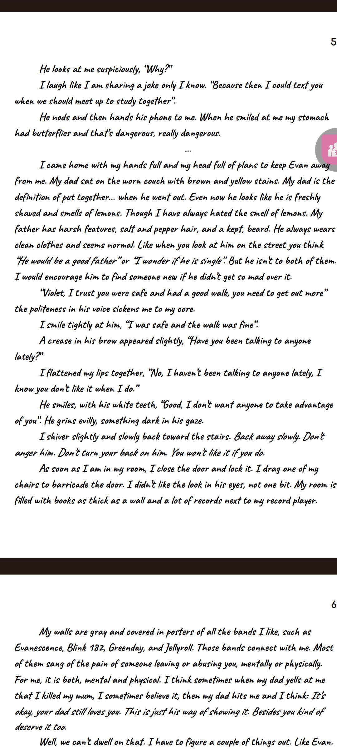 Um this is the second chapter of the first book. So I have d