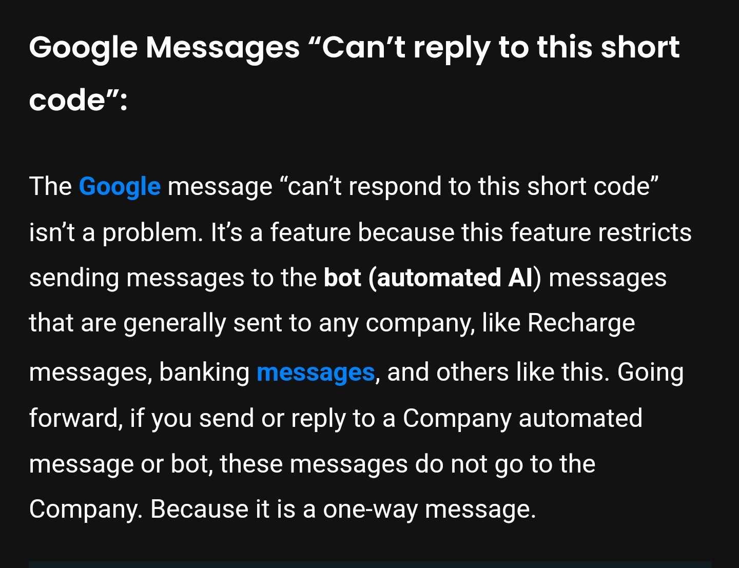 Hi @all I am facing an issue with Google Messages on my OneP