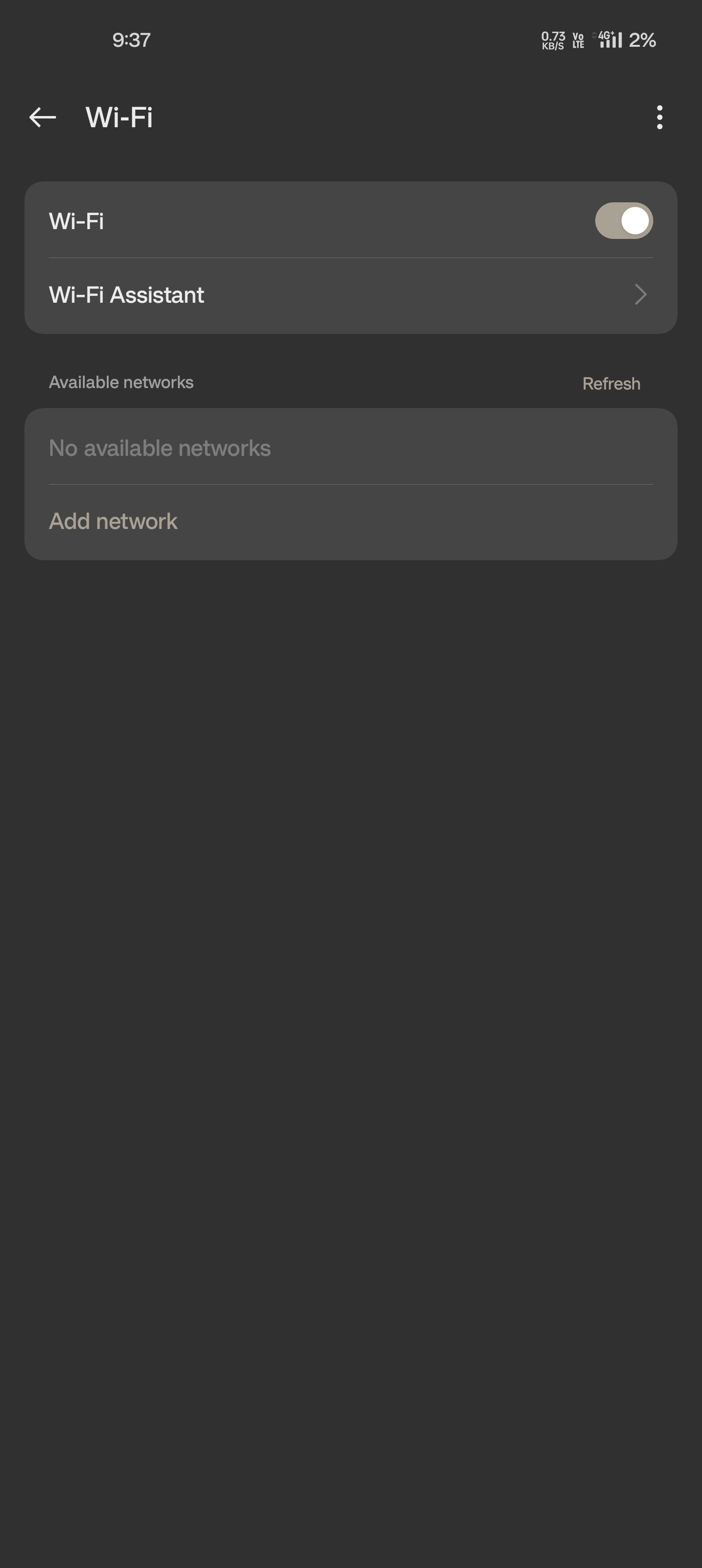 Wifi is not turning on in one plus 9 pro device after updating Android 14