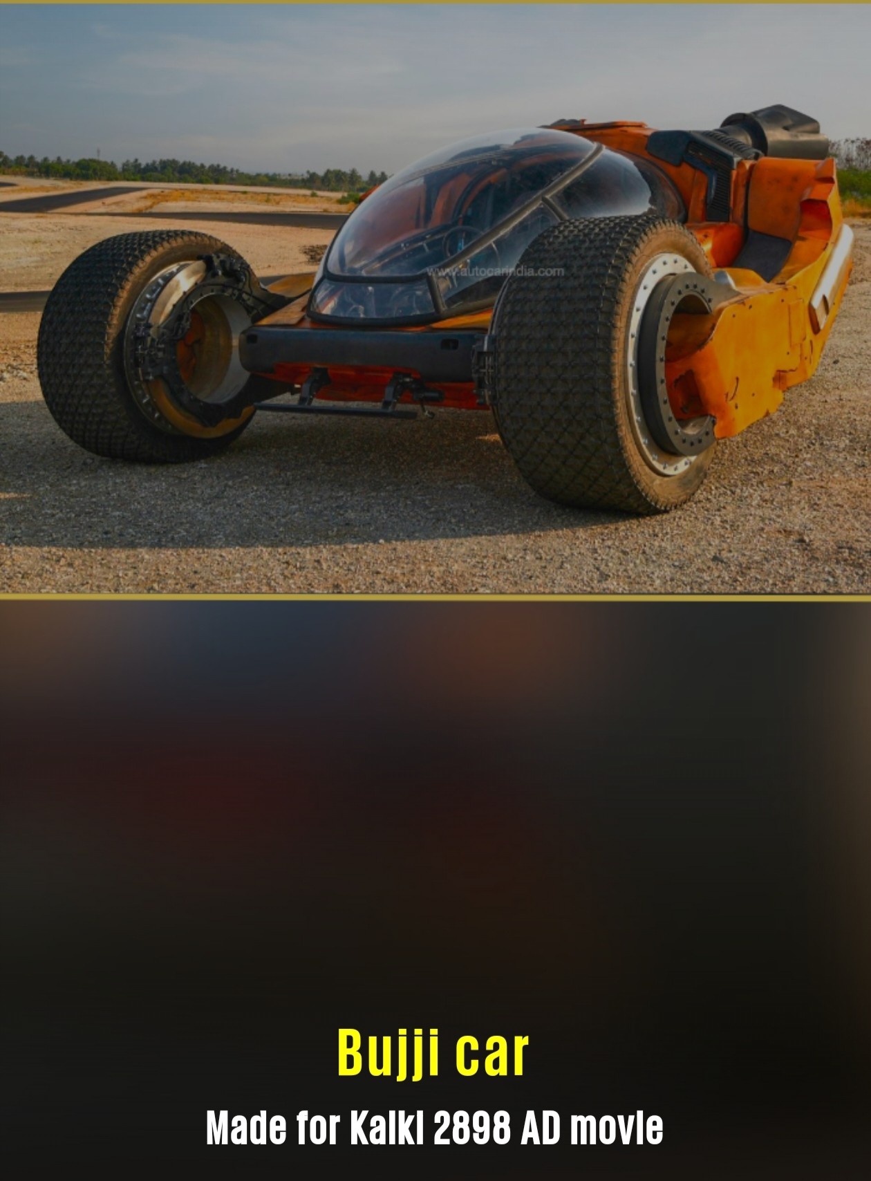 BUJJI : The AI Powered Kalki 2898A.D. Movie Car