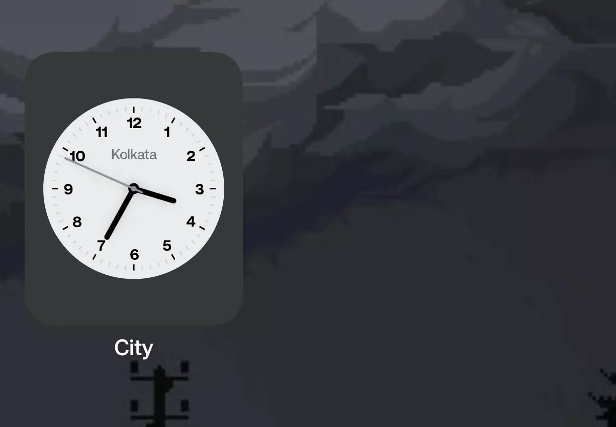 Clock Widget