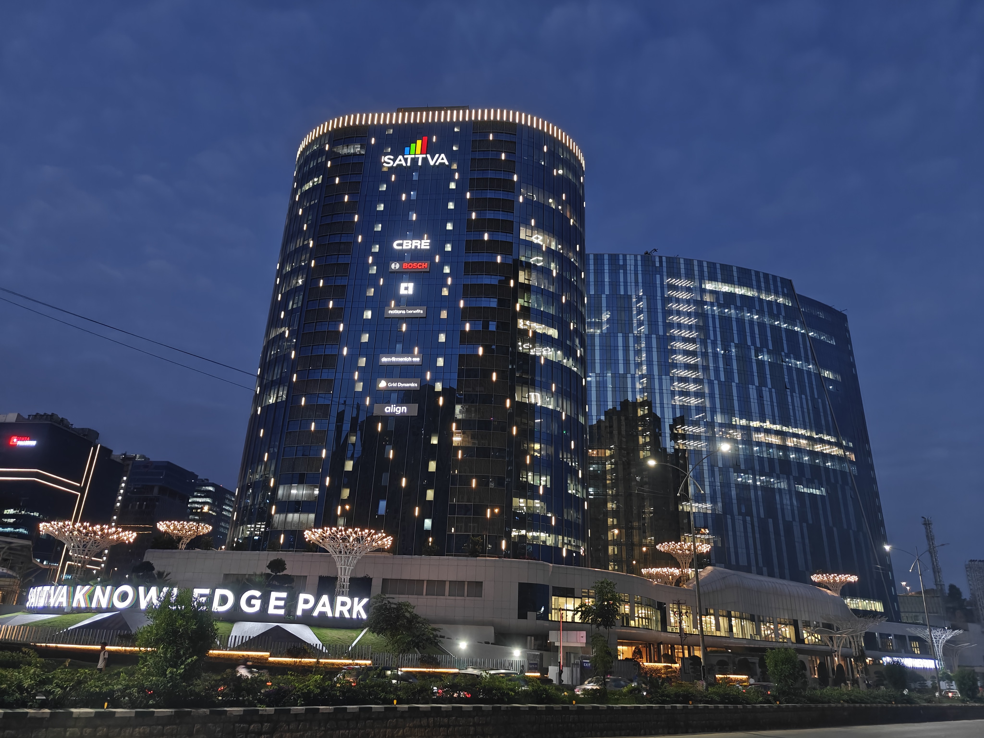 The glory of Sattva knowledge City captured as it is by my O