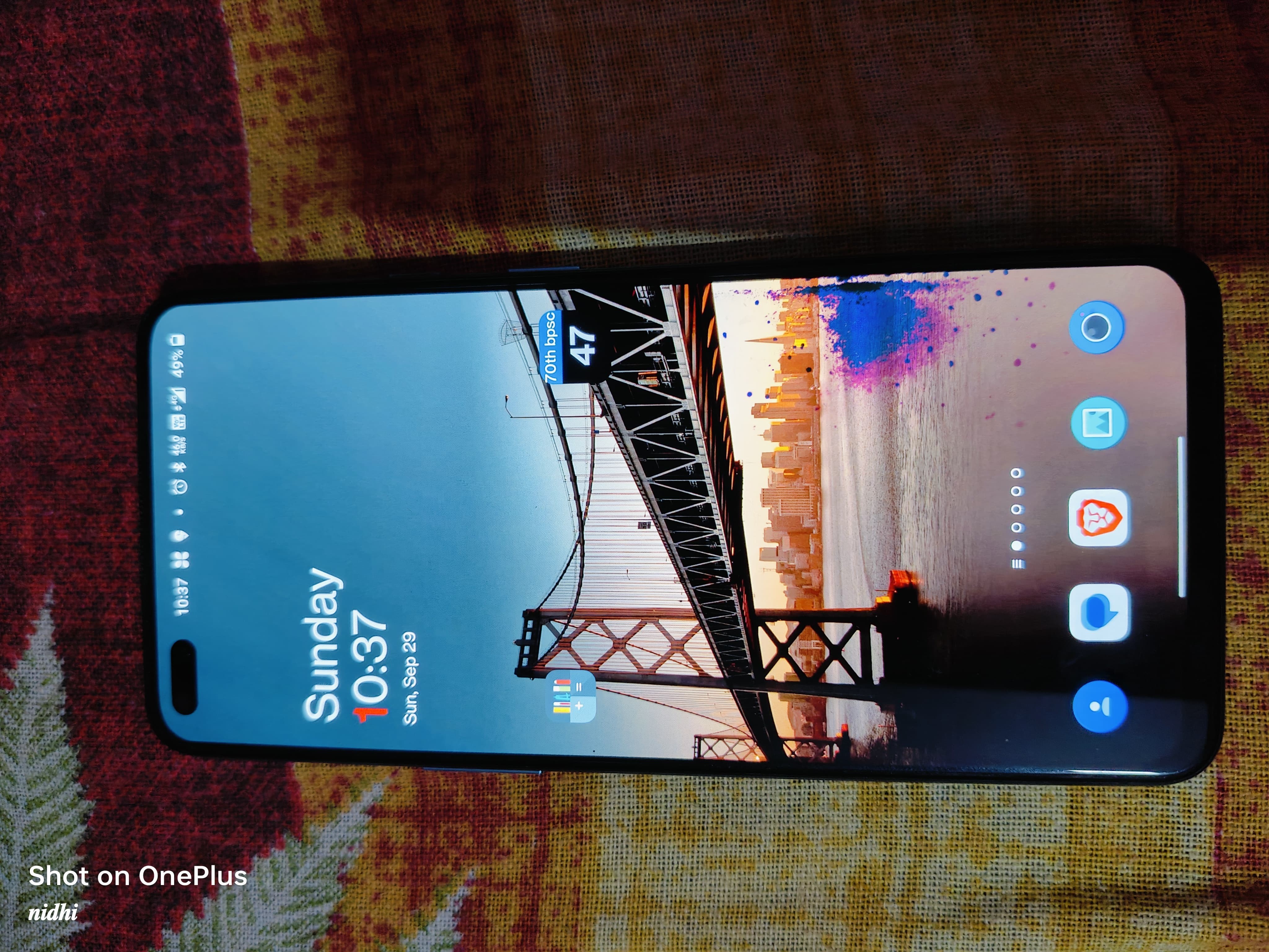 Display bleeding issue (screen turning purple)