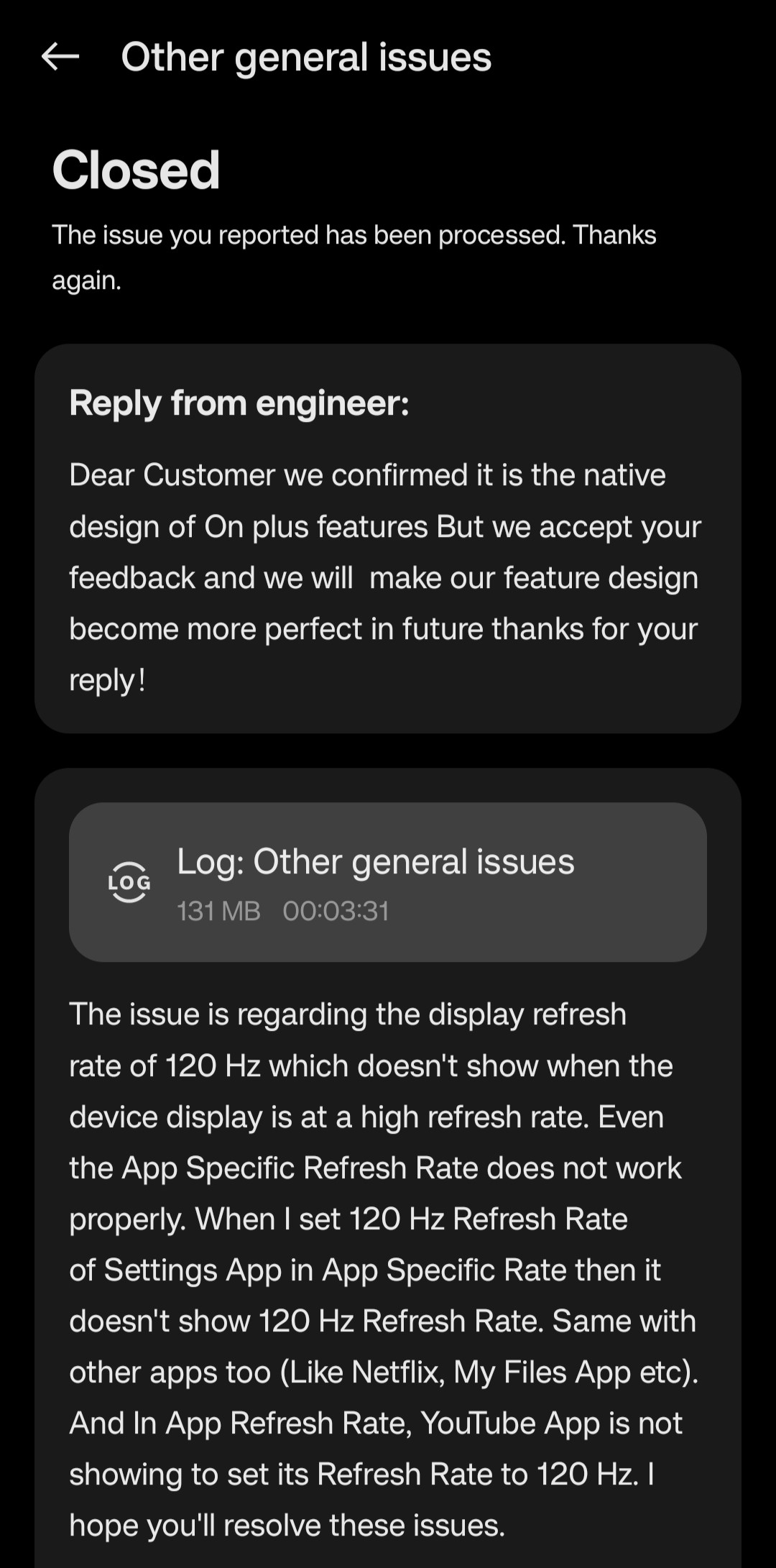 120Hz Refresh Rate: Not Working Properly Across Apps – Need Clarity and ...