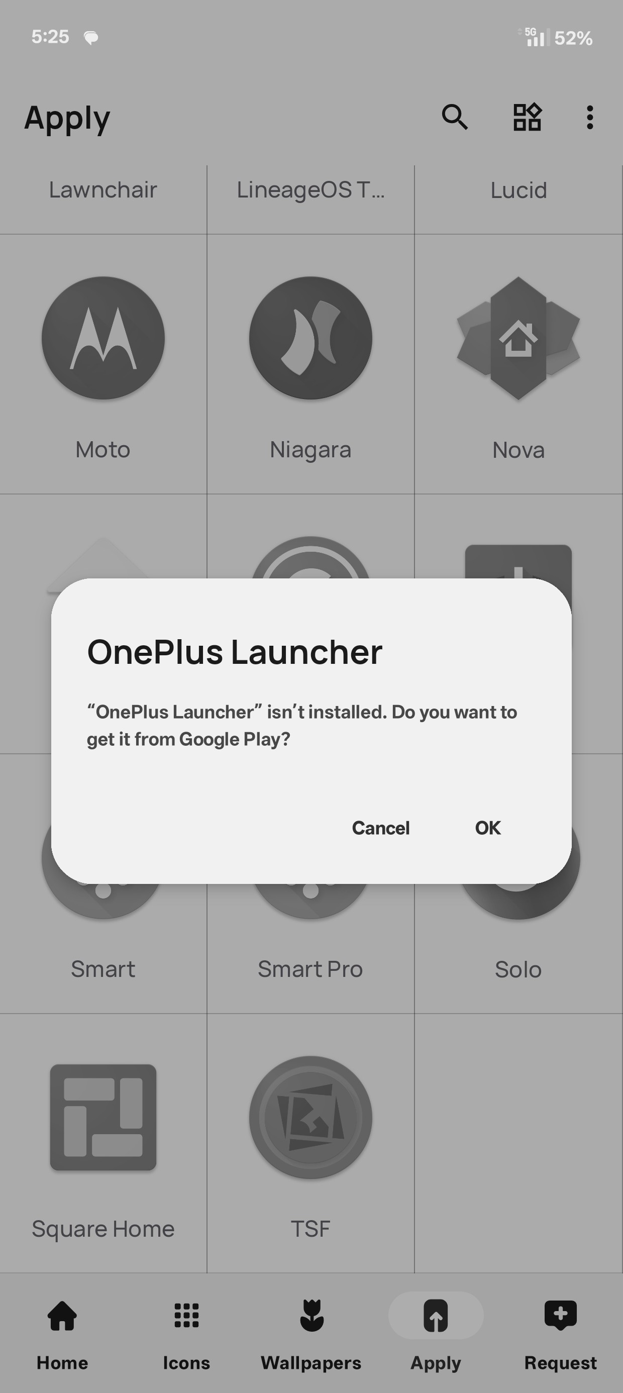 how do I apply my own icon pack now?