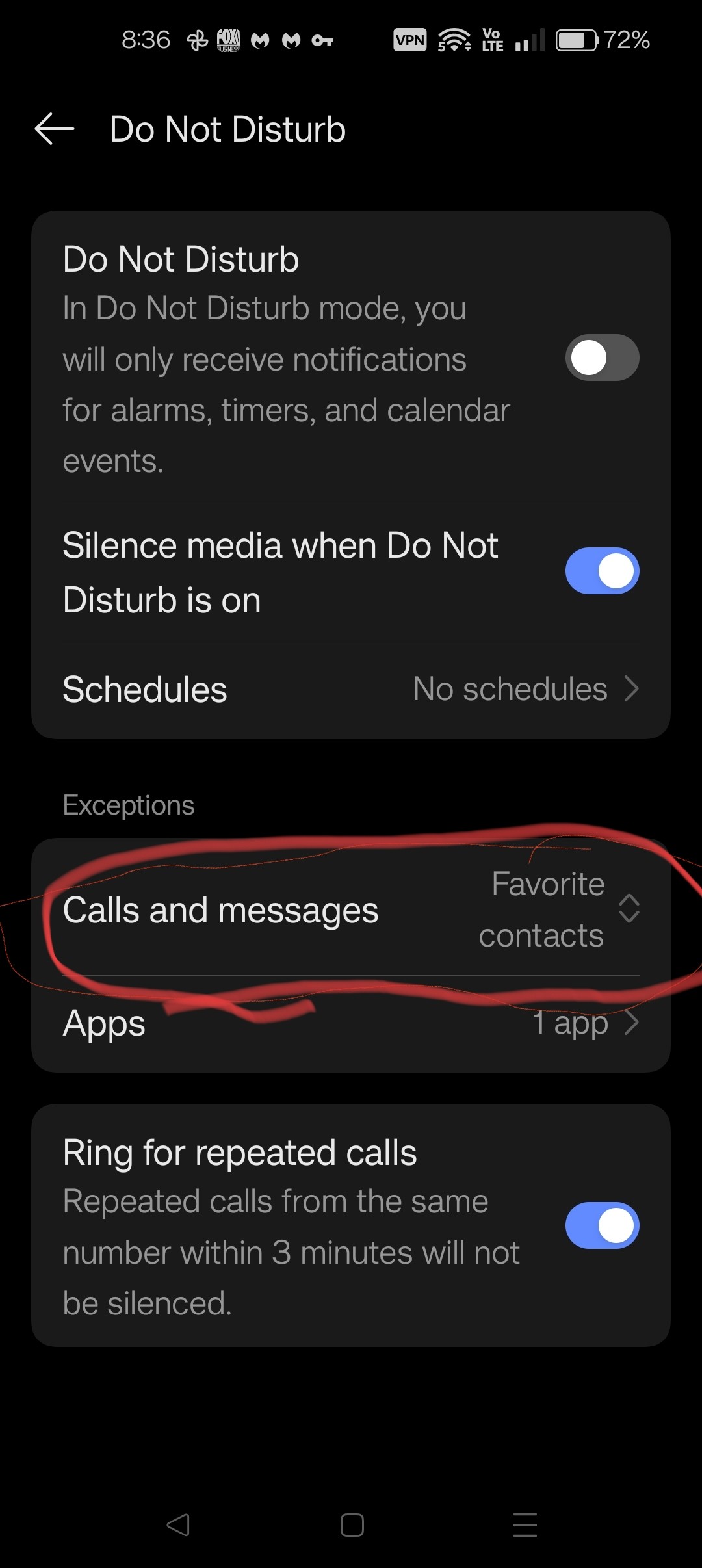 how to set certain contacts to ring on vibrate android How to make custom vibrations for contacts on Android main image 1