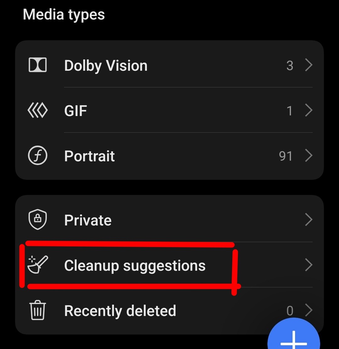 Cleanup Feature Cleanup Suggestion Feature