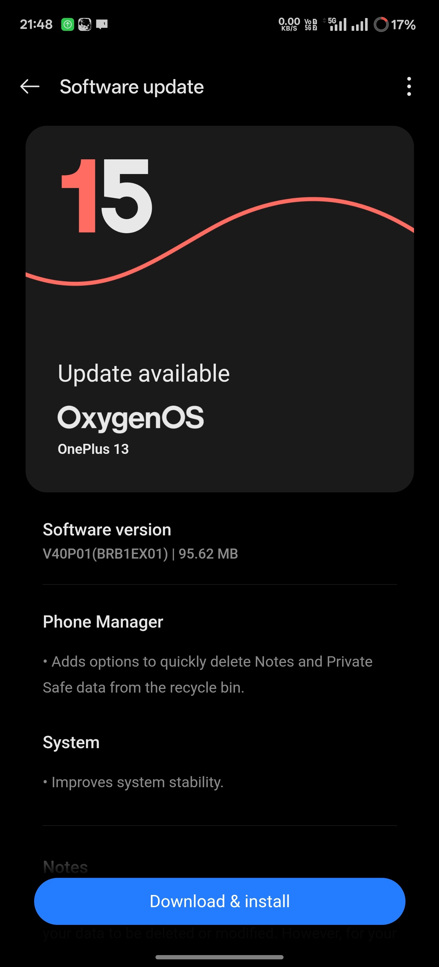 January 2025 security update