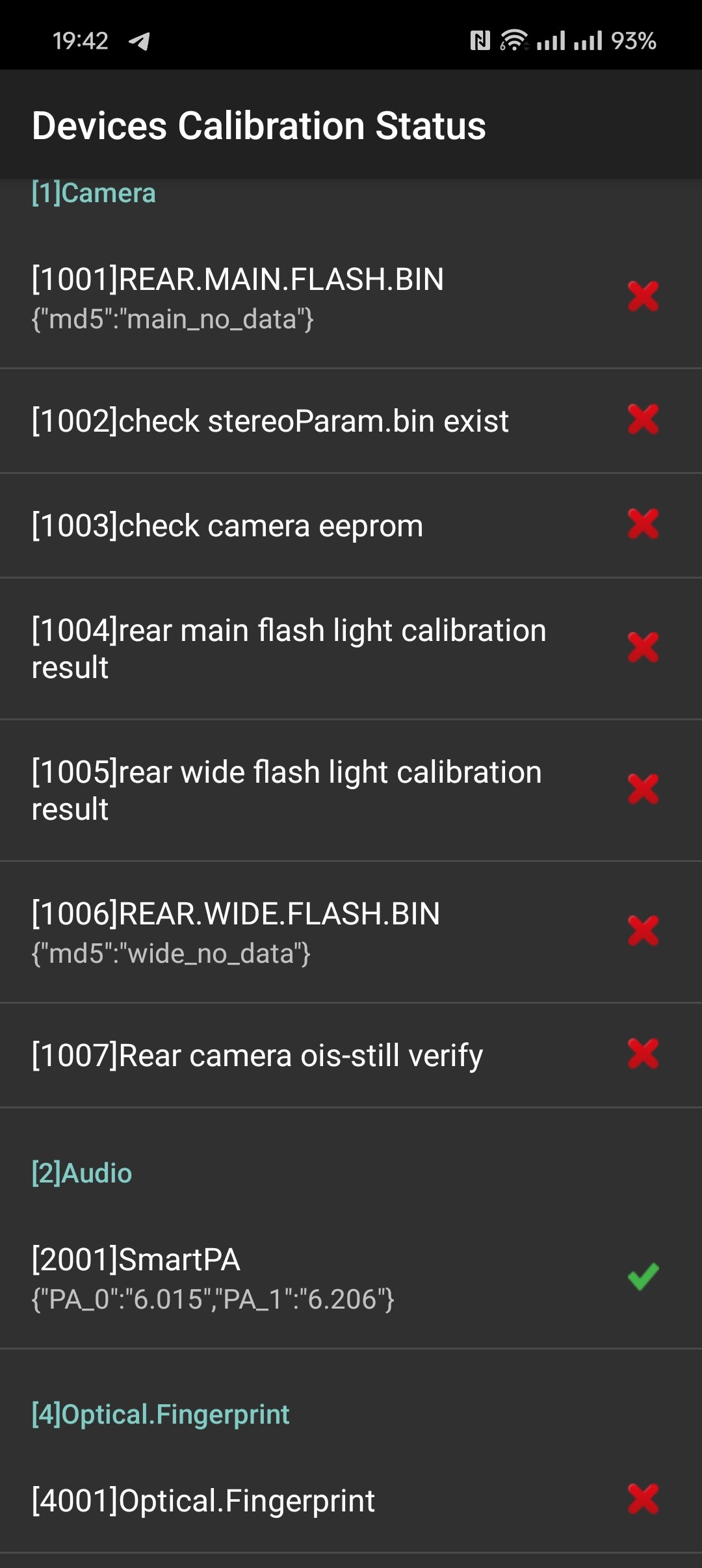 Trepidation Problem Camera Camera and fingerprint problem!