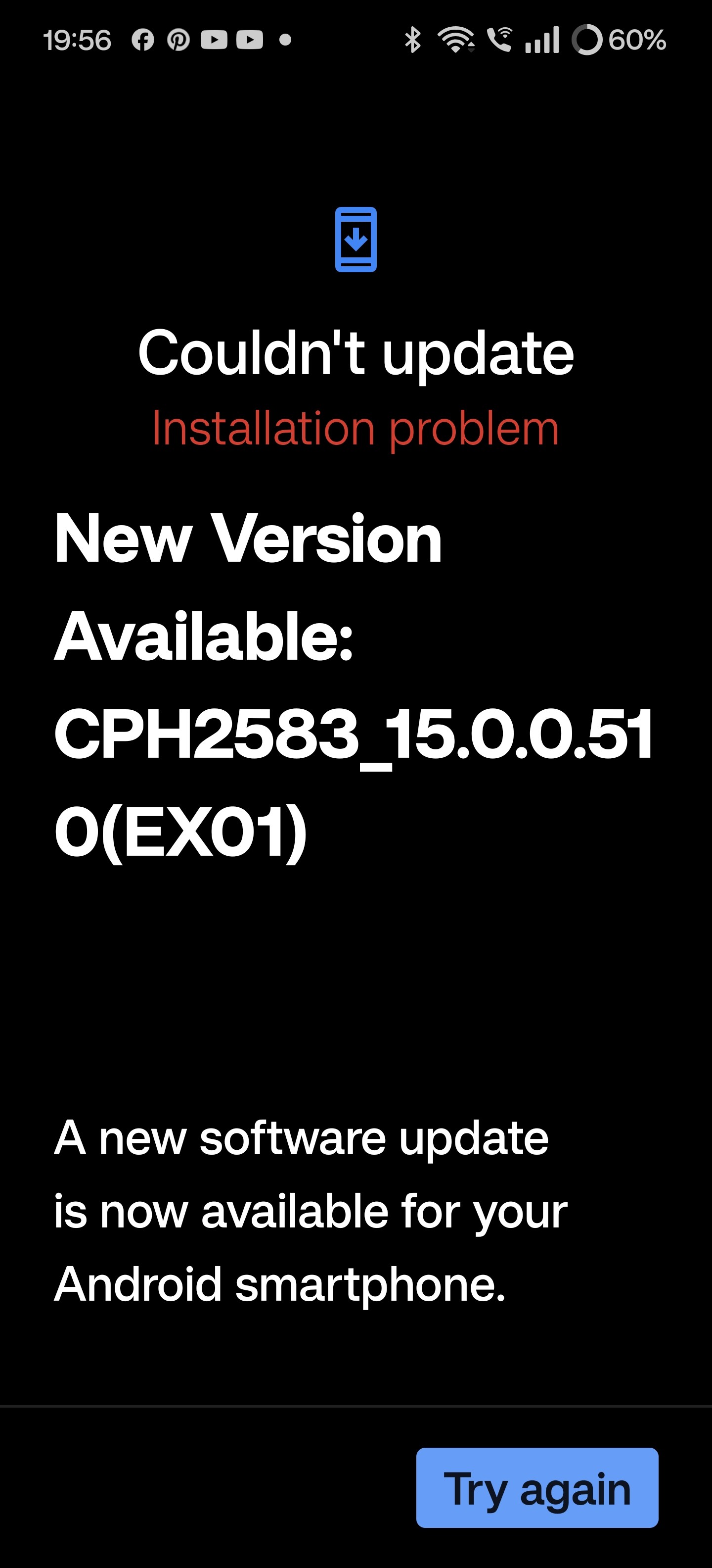[CLOSED] February 2025 update unable to be downloaded.