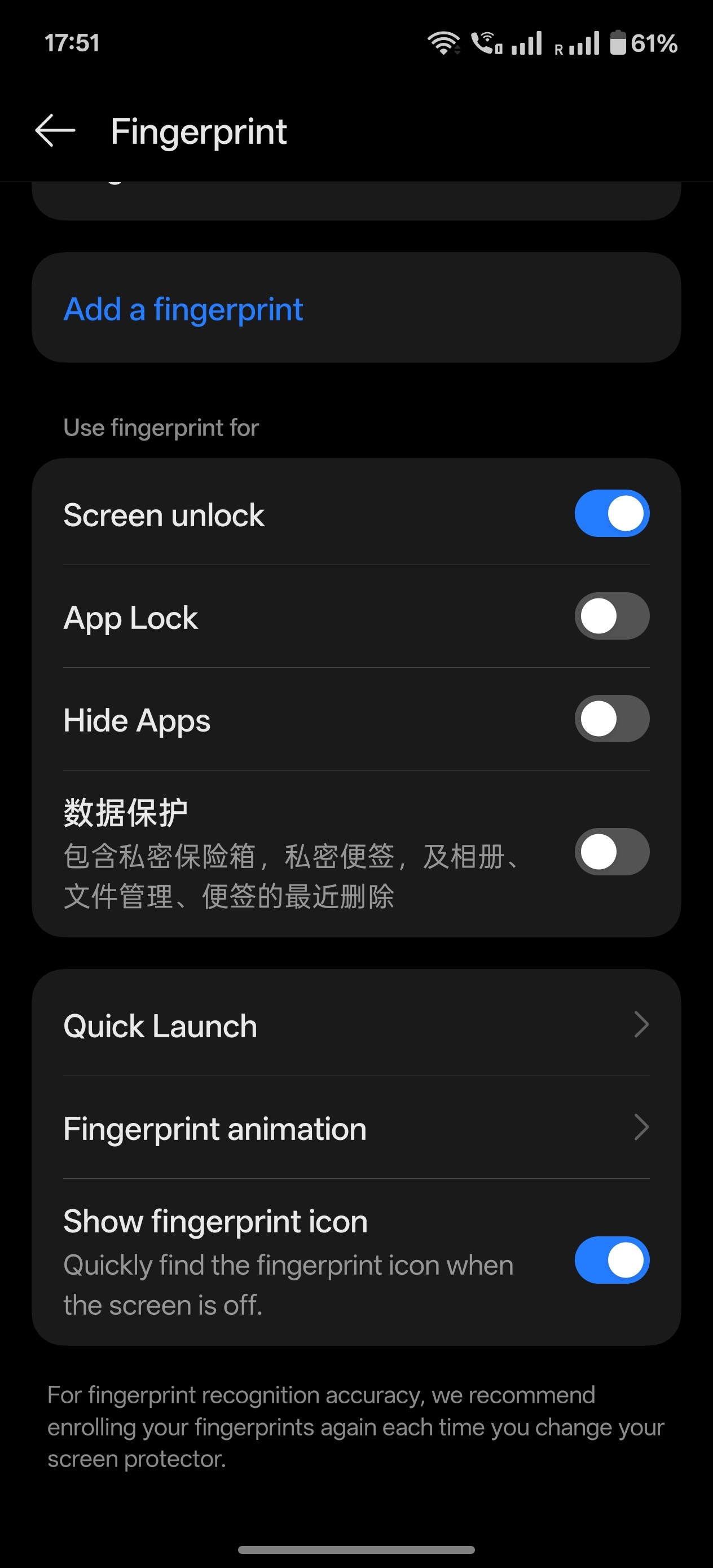 Showing chinese language