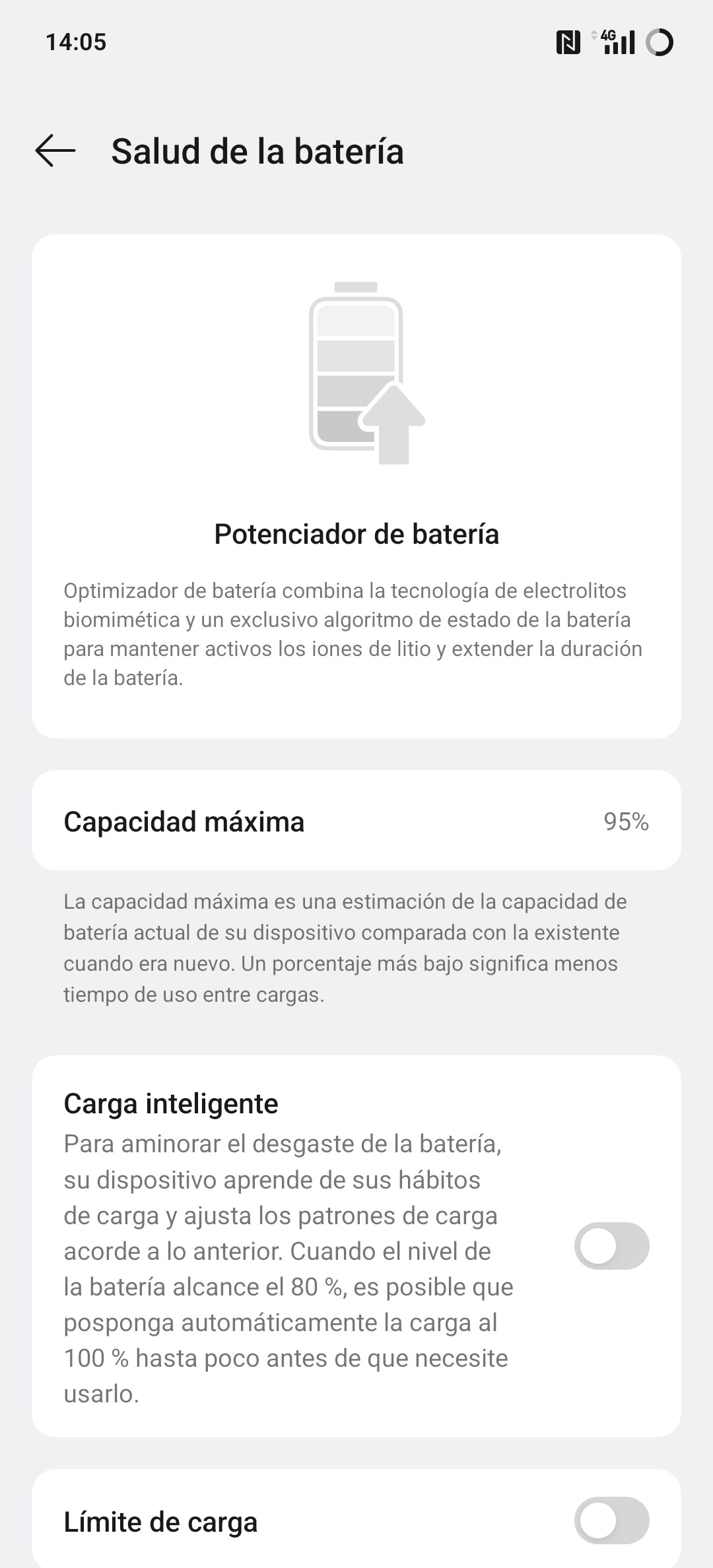 battery maximum capacity 99 Oneplus 12R downgrade