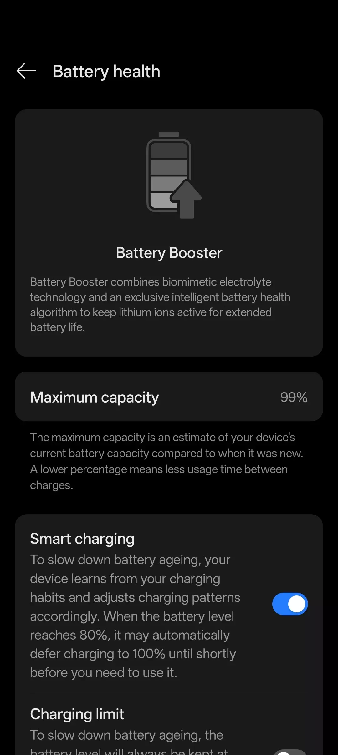 [CLOSED] My battery health is stuck at 99% for a 10 months