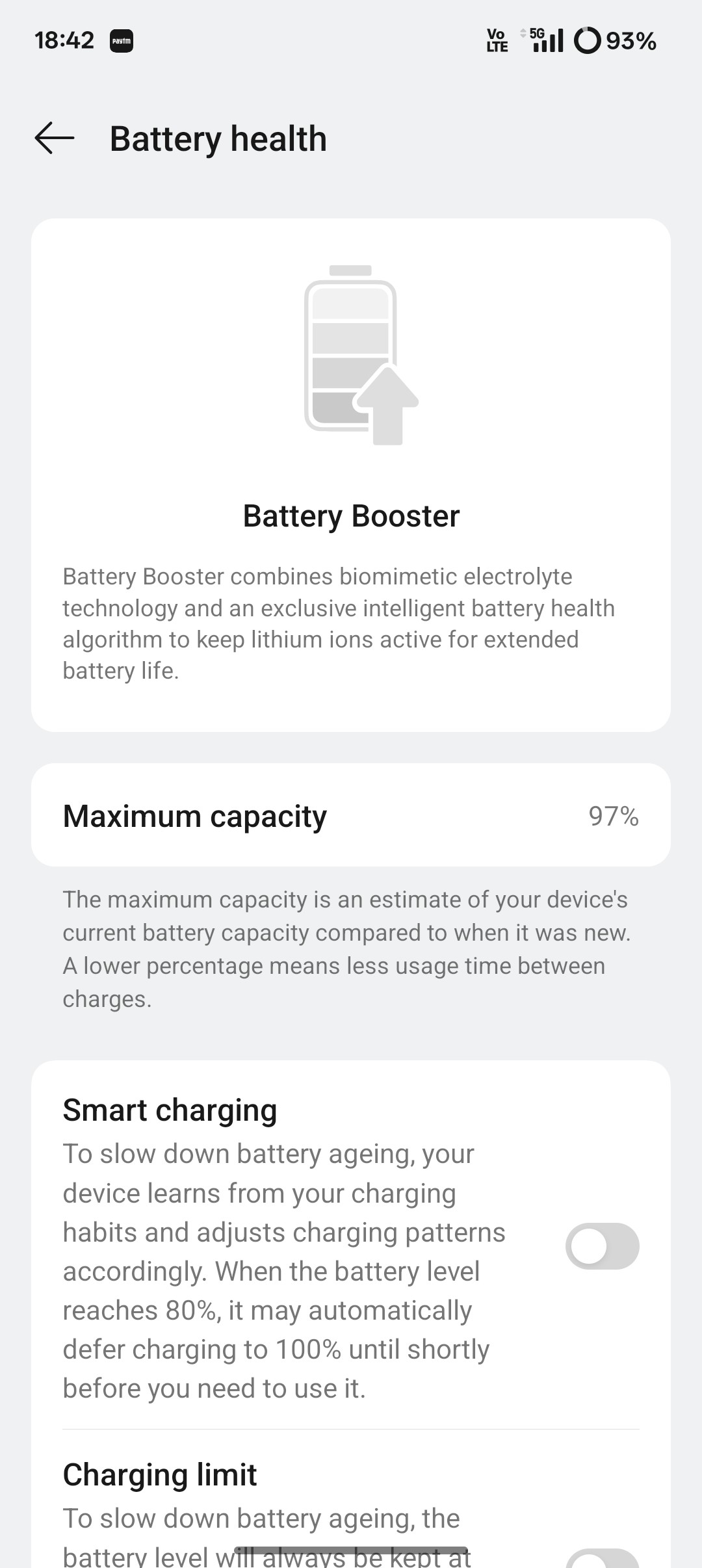 [CLOSED] My battery health is stuck at 99% for a 10 months