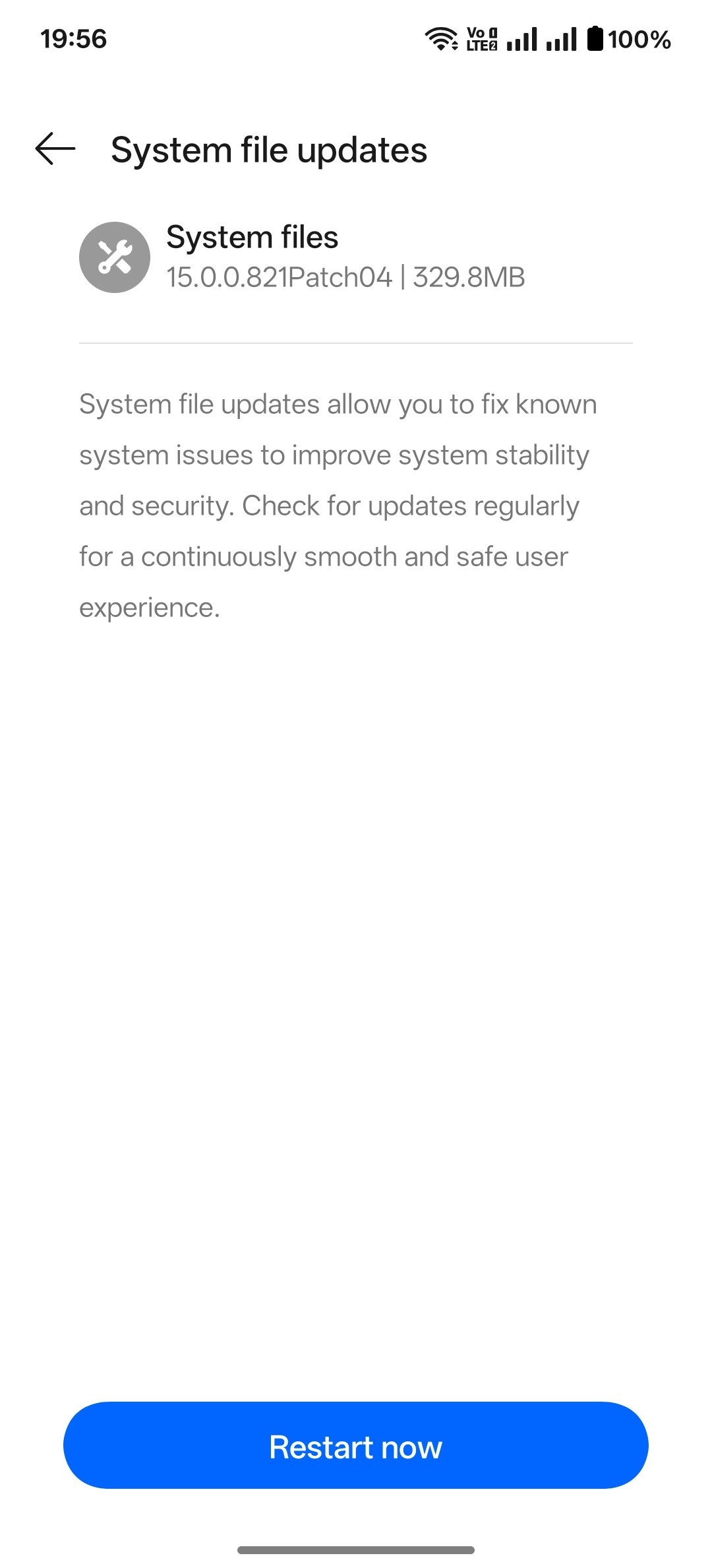 Files Update Image New system files update