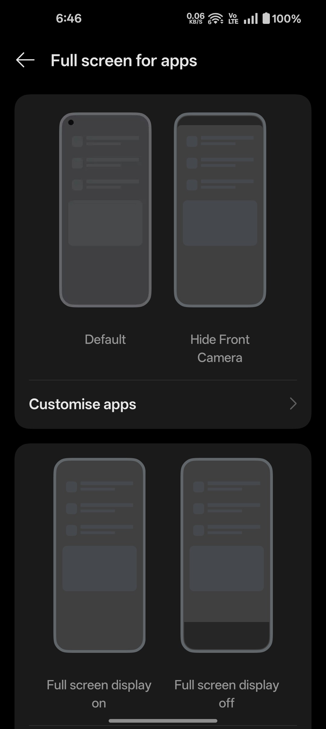 Full Screen on Apps Bug