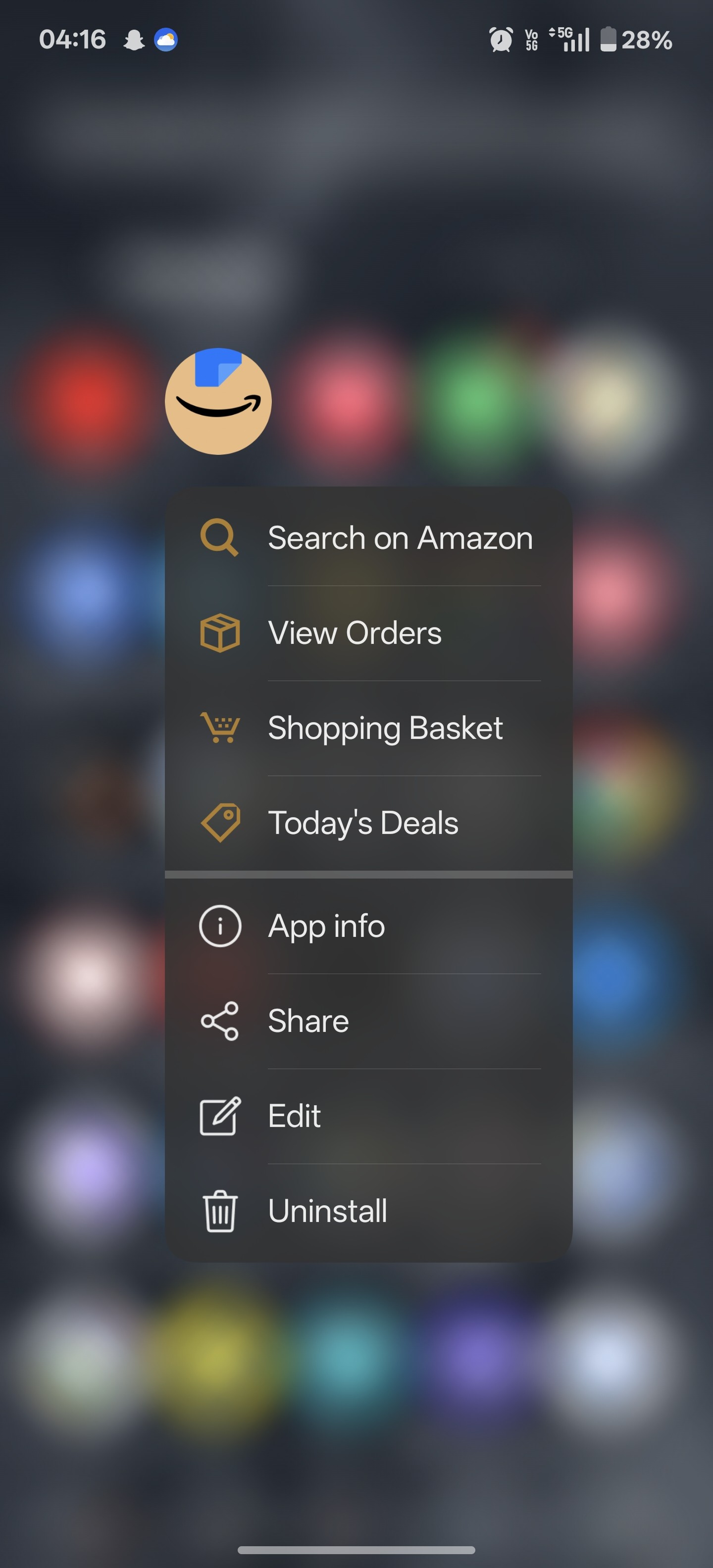 Need help in removing names of apps in drawer