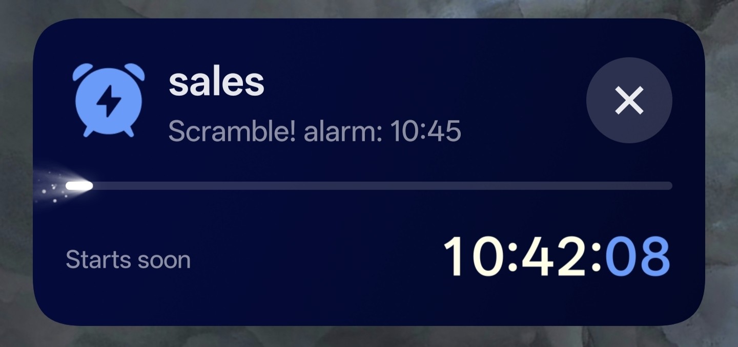 New Scramble alarm option in OxygenOS 15!