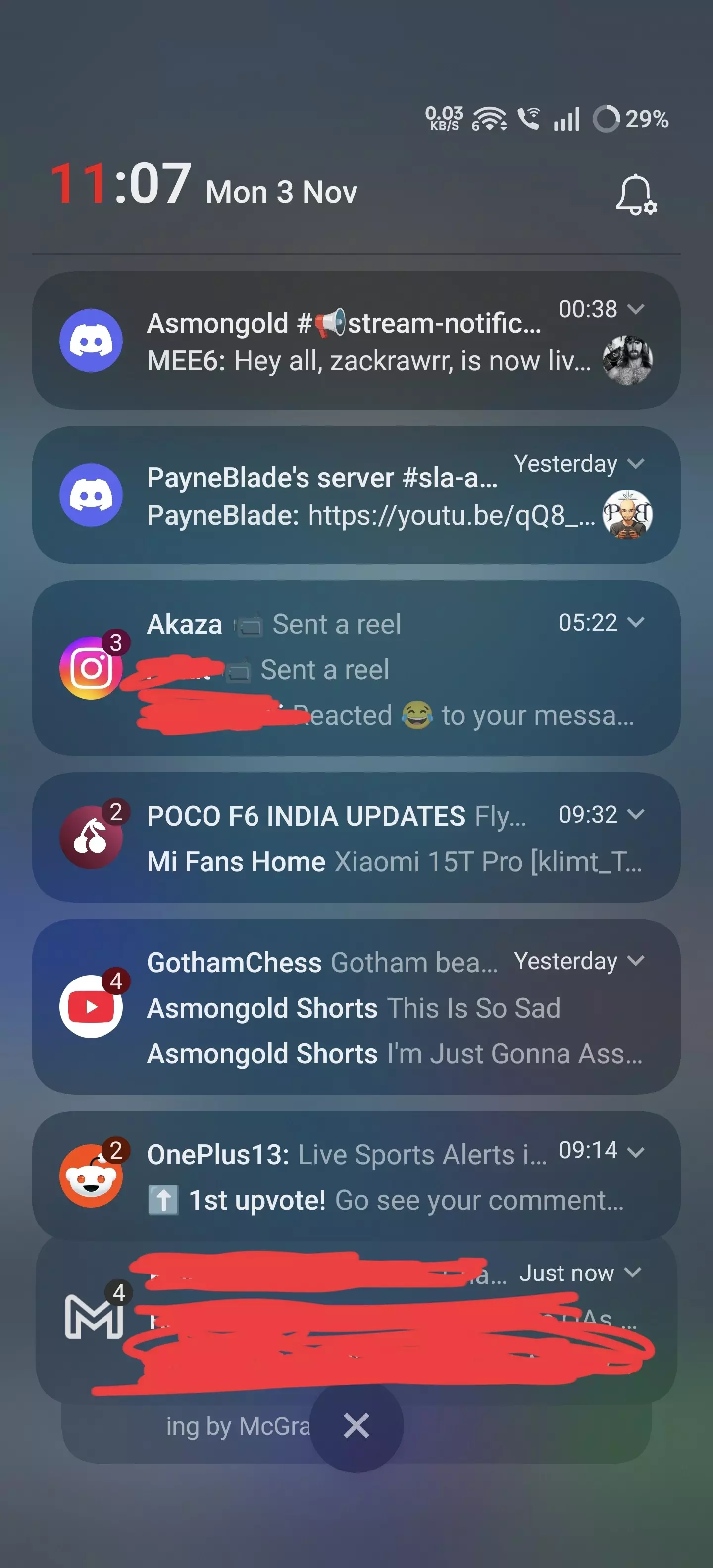 Notification Grouping on OOS16 RC