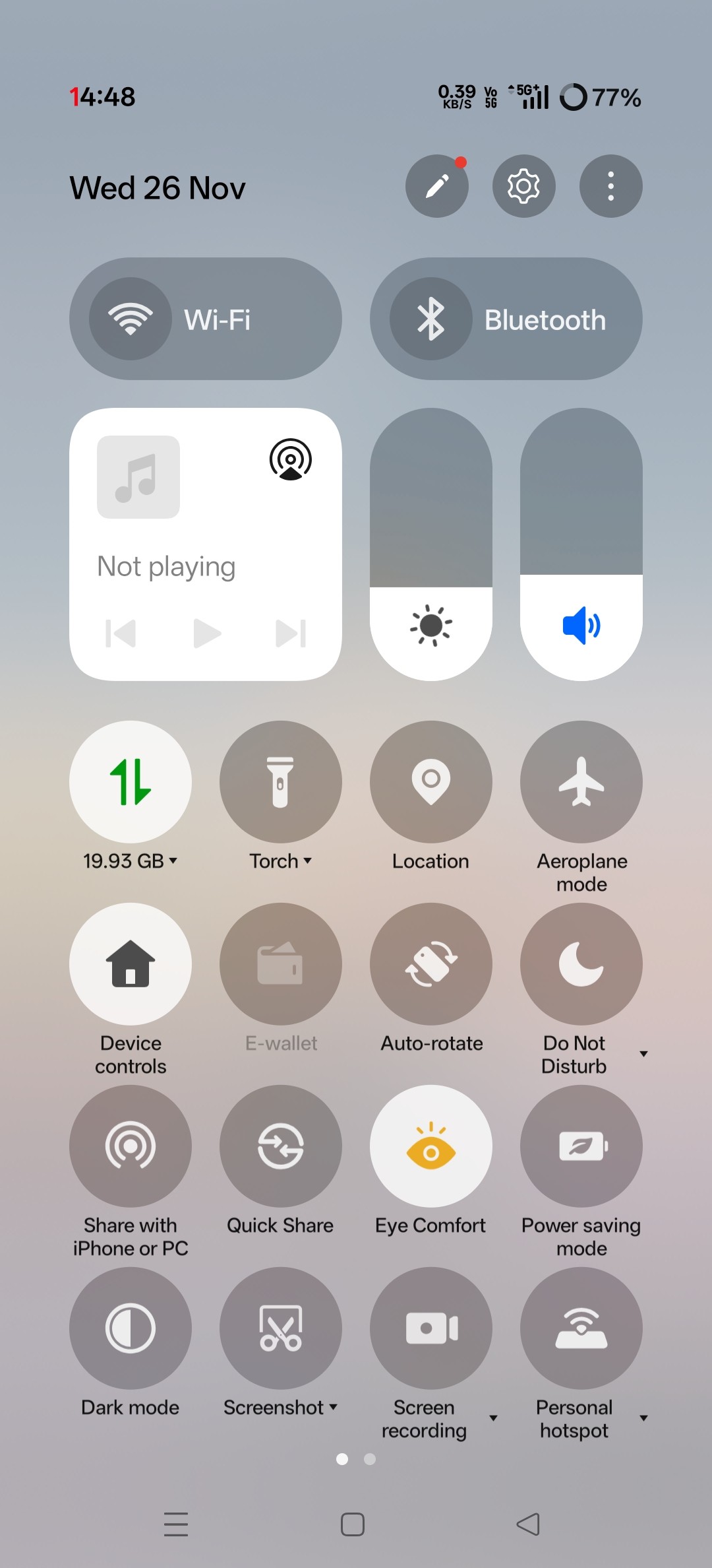 The oxygen OS 16 feels fast and smooth!Took a snap after upd