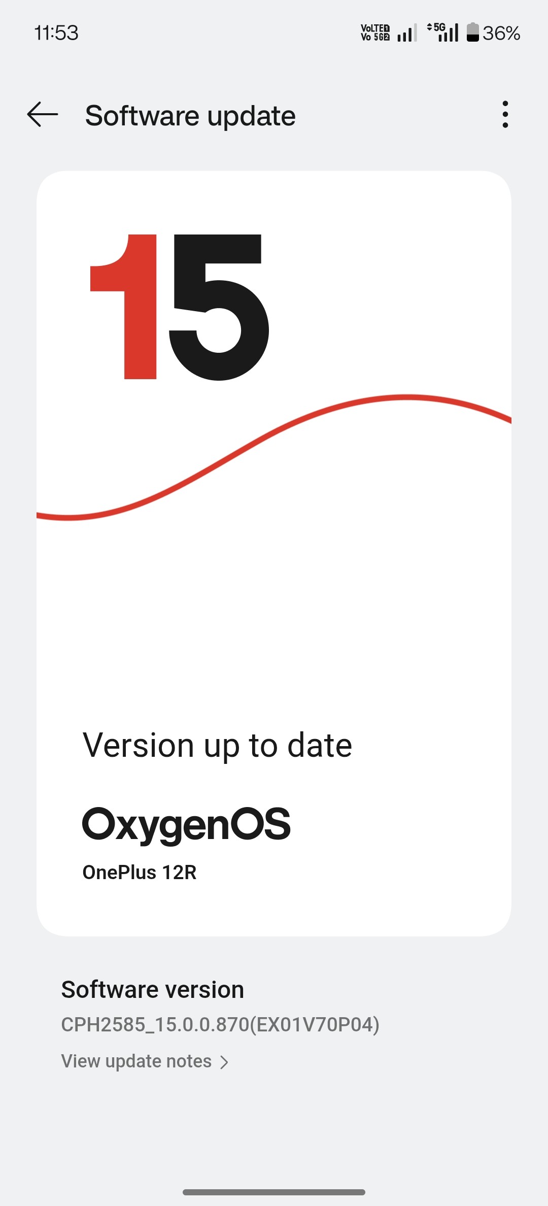 [CLOSED]Just now I have received the update for 12r can anyo