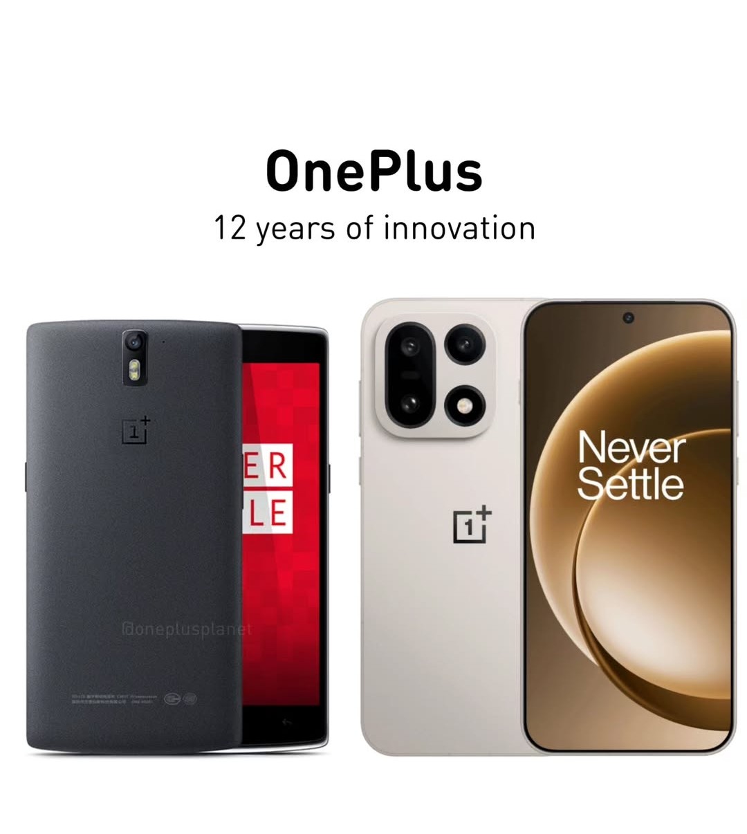 OnePlus completes 12 years, 🎊from the OnePlus One to the On