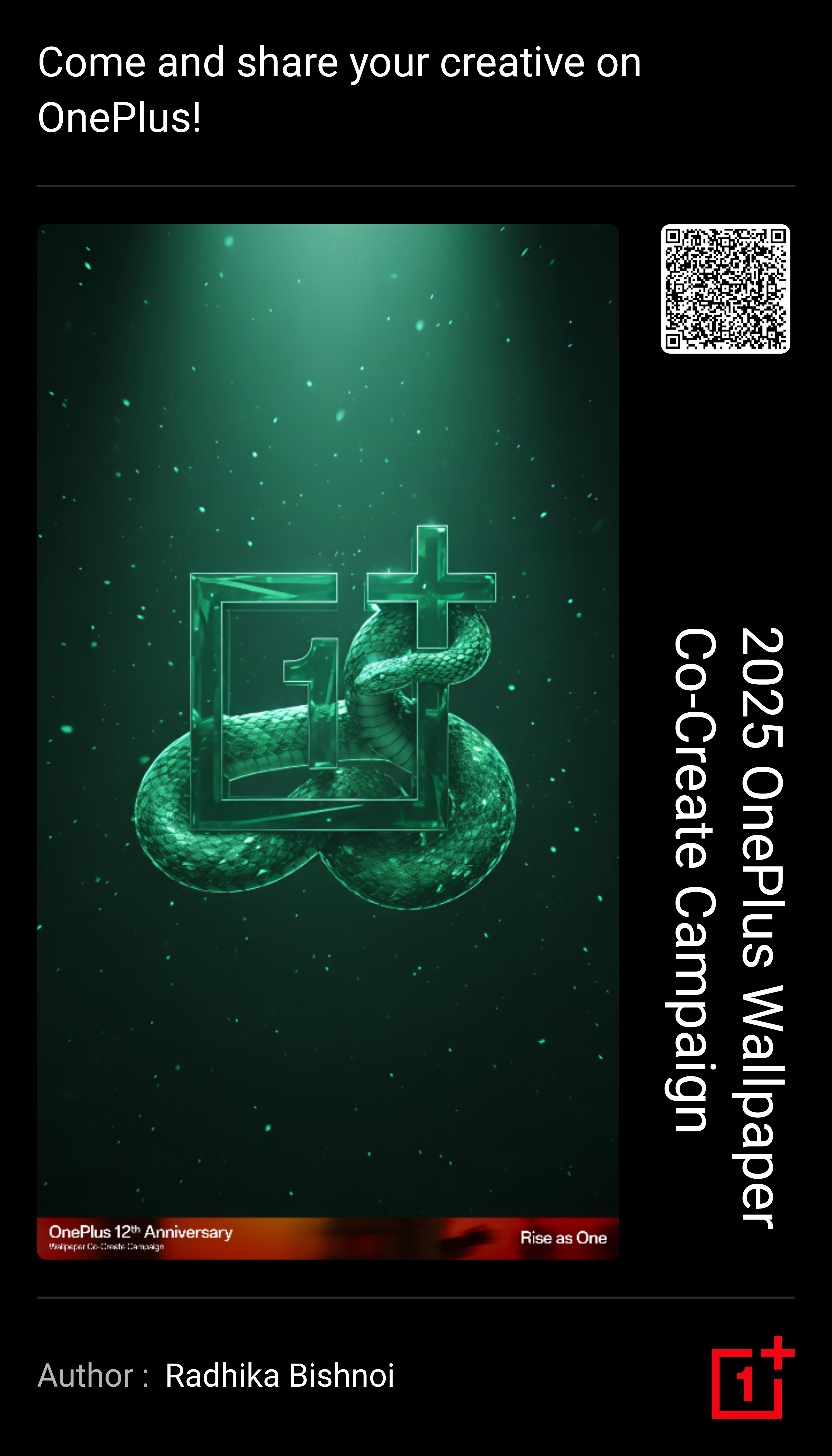 One Plus Creatives Tried my best to create this unique OnePlus wallpaper do lik