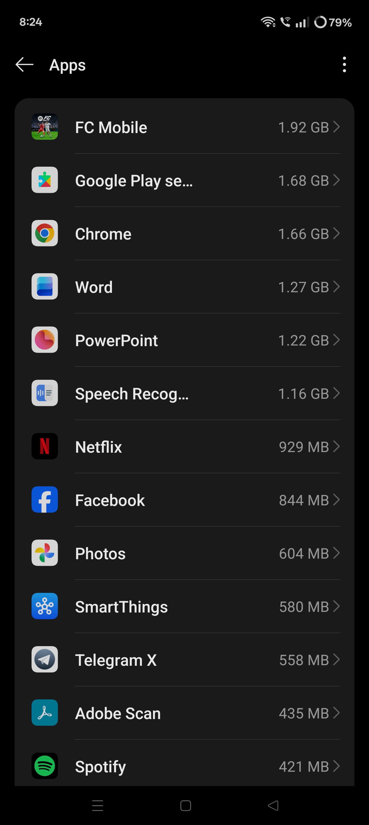 Storage Usage App Hi so i was watching my storage i saw something that my apps