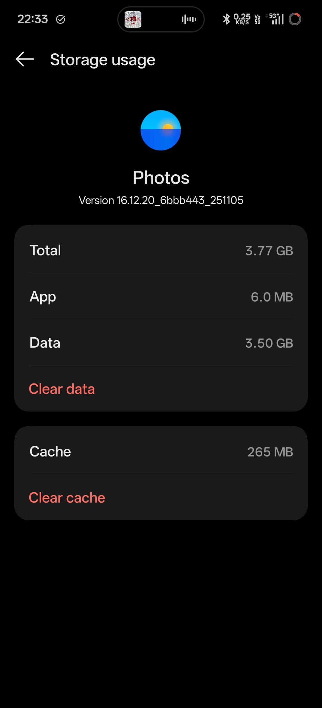 Gallery app taking too much storage.