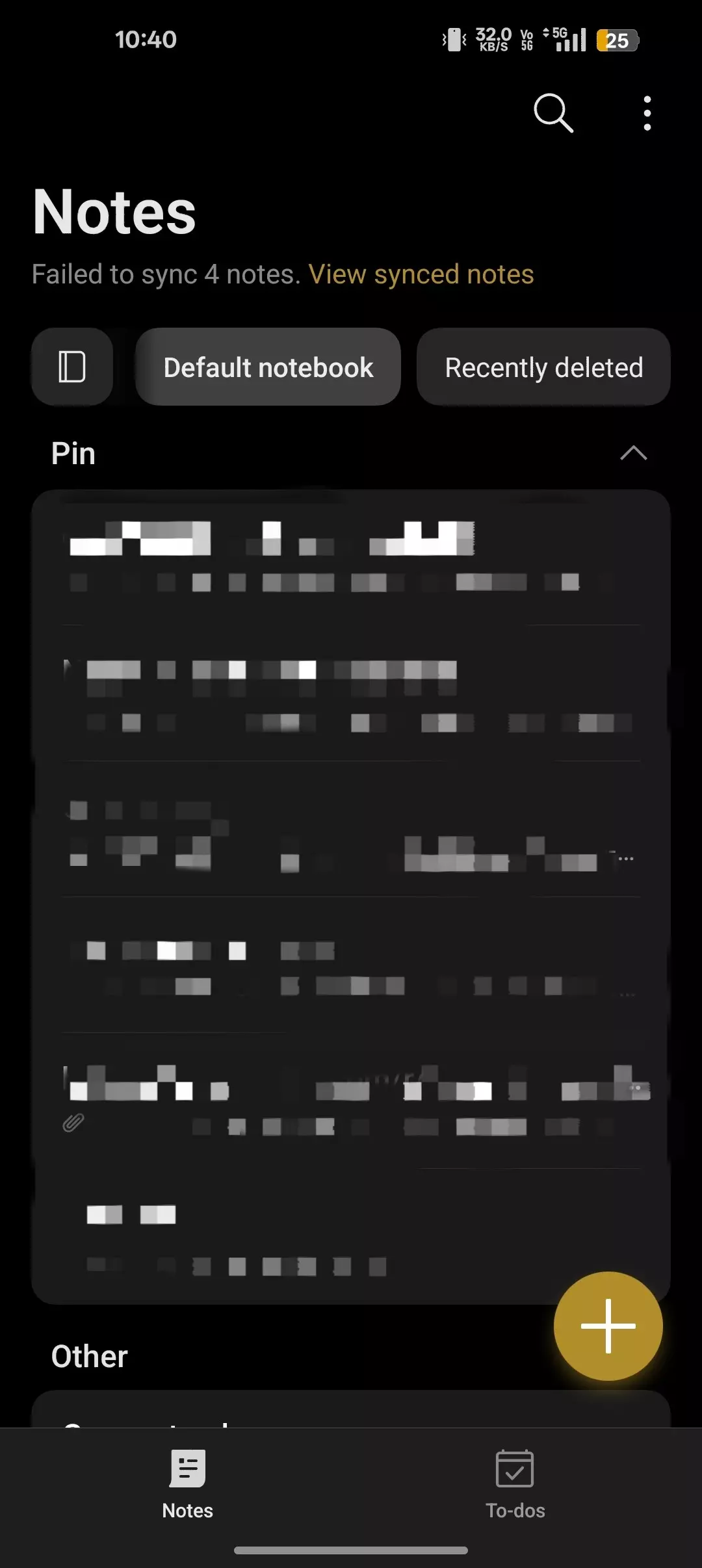 Rant on oneplus notes app