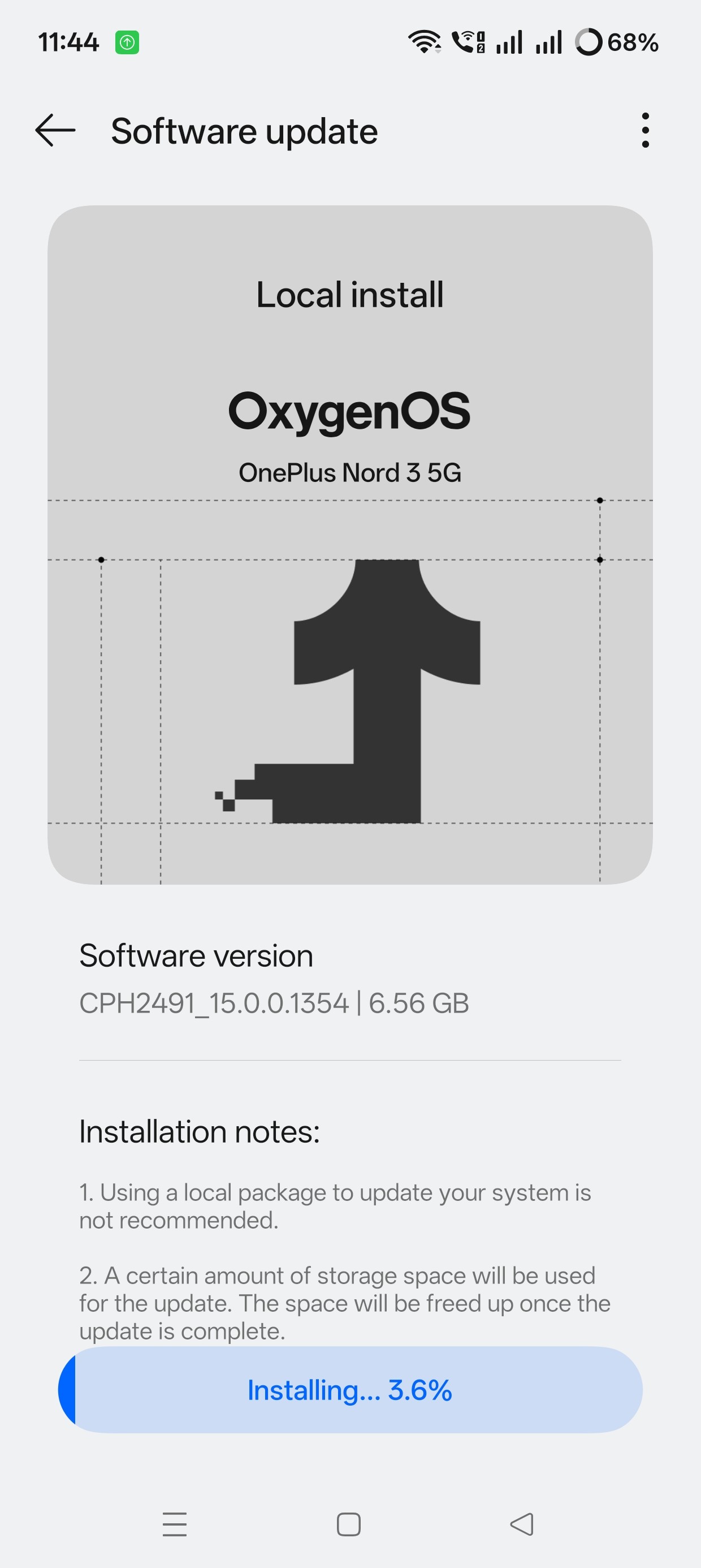 One Plus Enable Local Install The local install option is not showing on my phone. I need