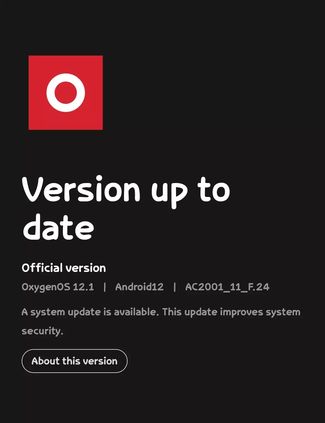 System Update for OnePlus Nord (AC2001)