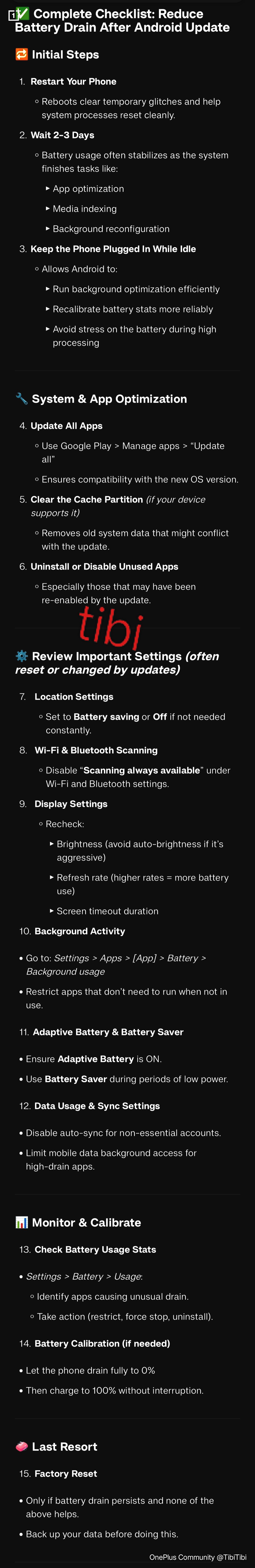 Battery draining issue after the Oxygen OS 16 update on OnePlus Nord CE 4