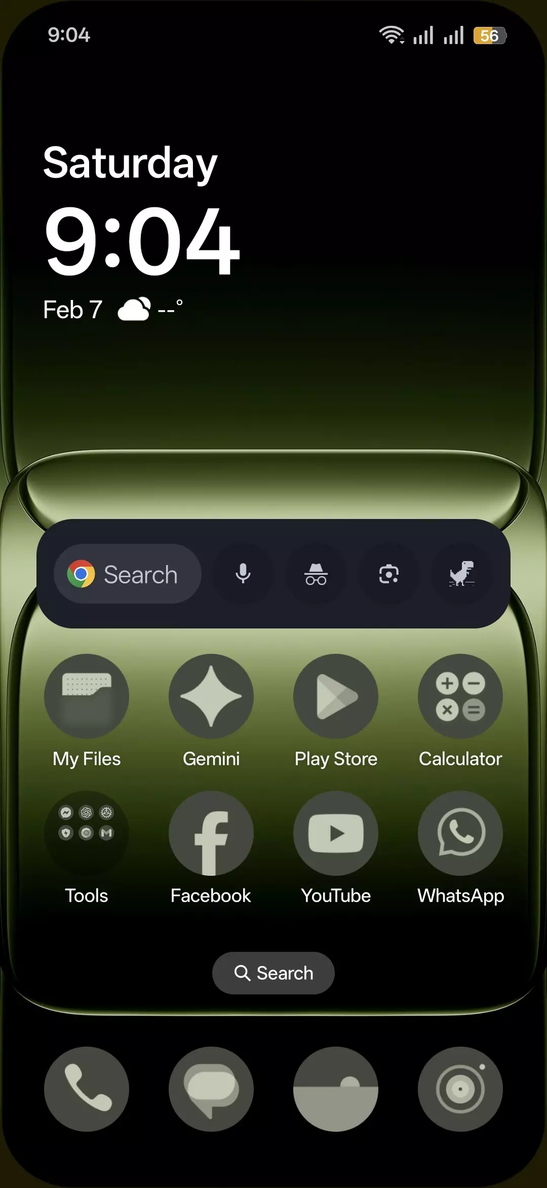 Stock Home screen setup is looking Awesome 😎