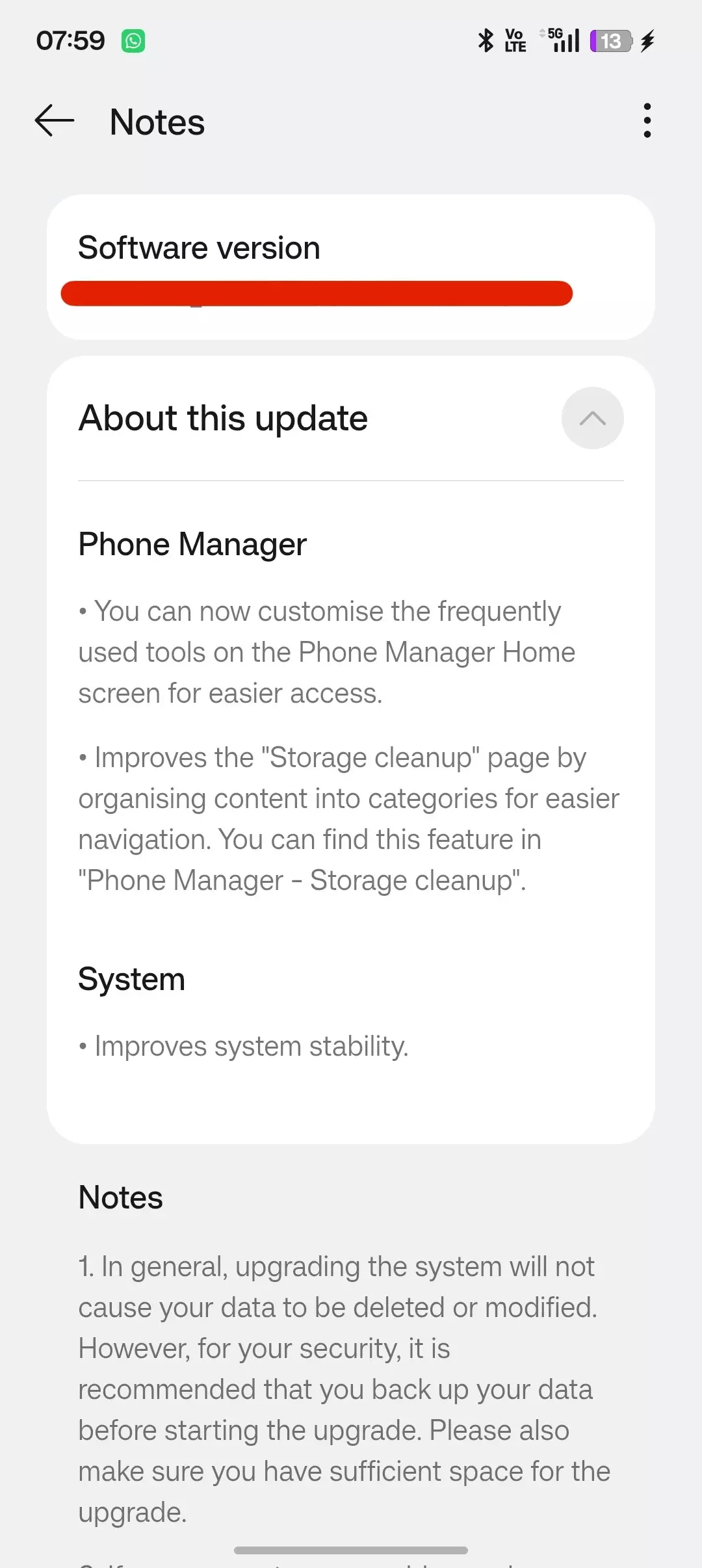 Battery drain issue after latest update (CPH2613_16.0.5.1001
