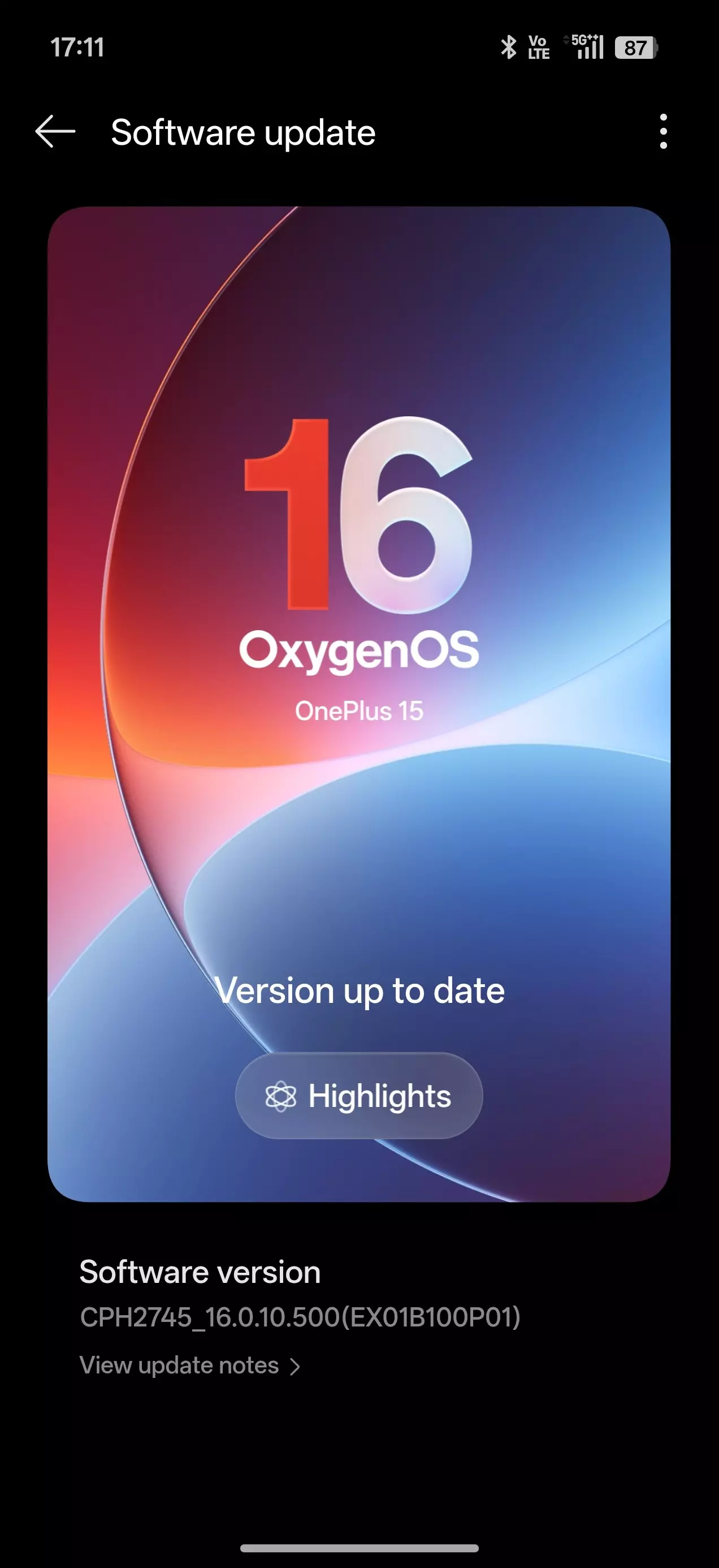 August update is here for op15
