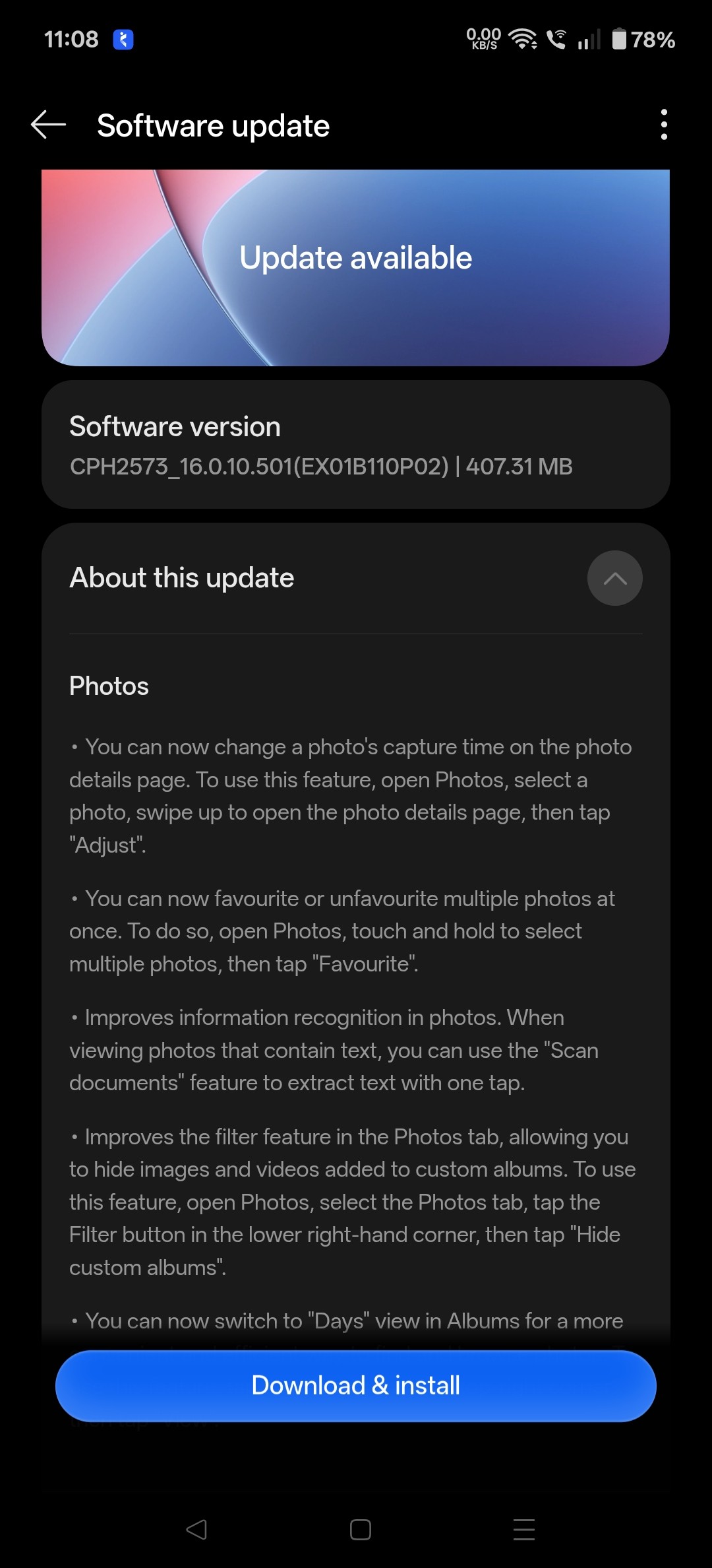 OxygenOS 16.0.10.601 for the OnePlus 12 [IN]